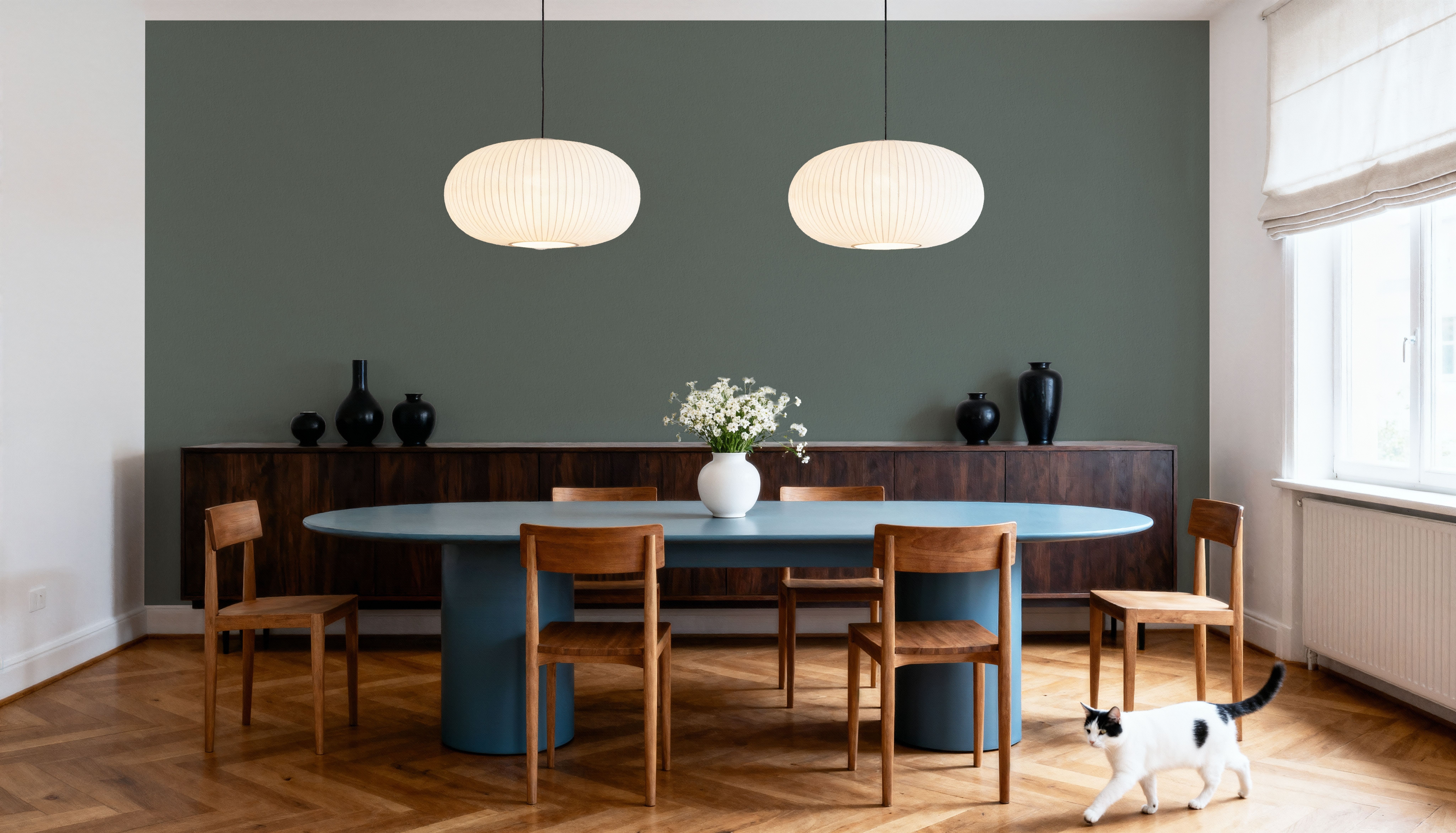 Faux Sand Stucco Finish, French Green