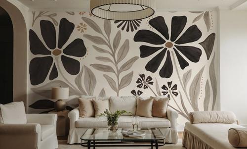Modern Petals Neutral