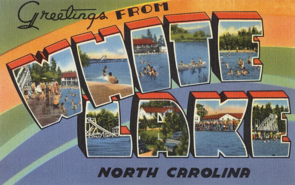 Greetings from White Lake - Screenprint Postcard