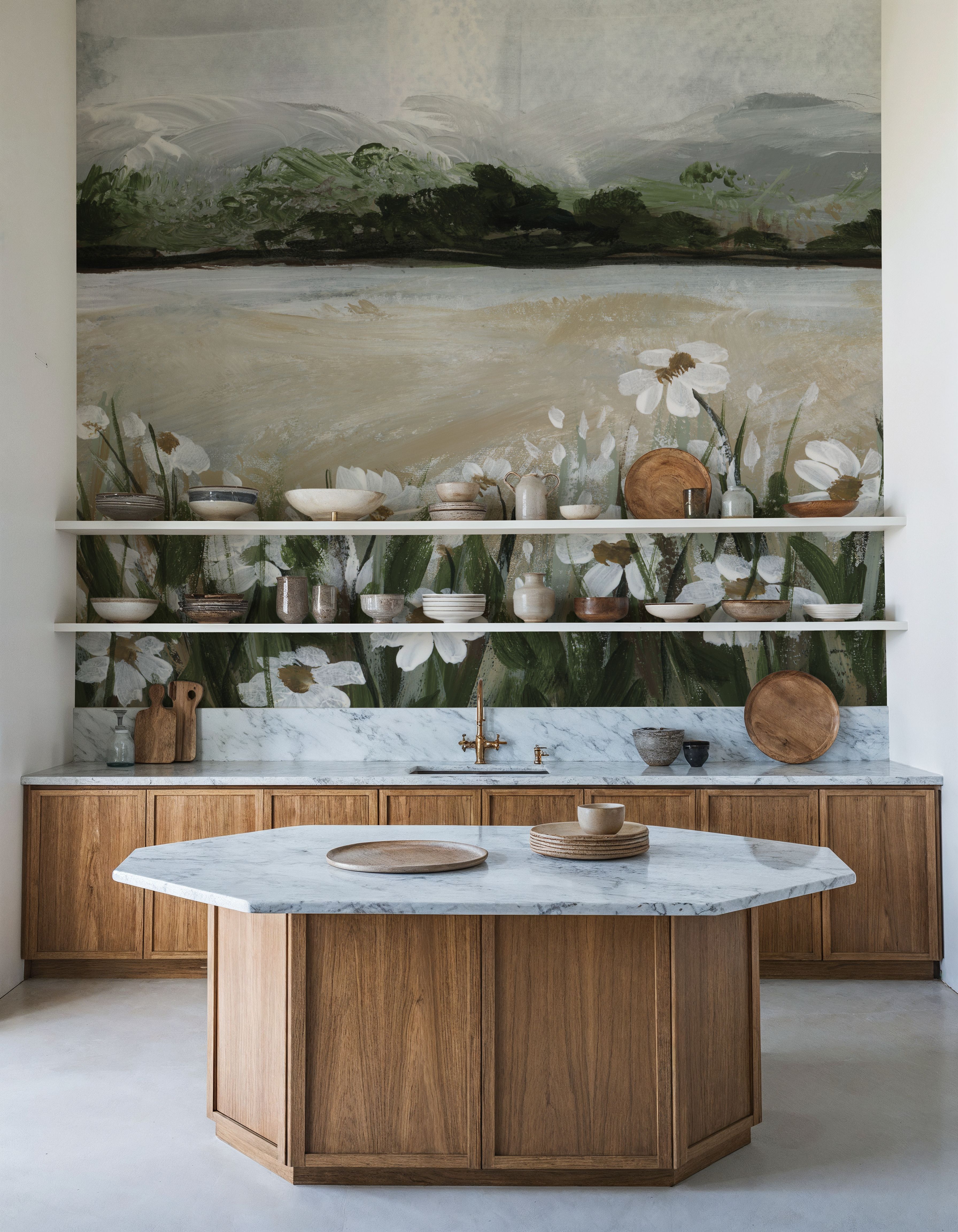 Wildflowers Among the Landscape