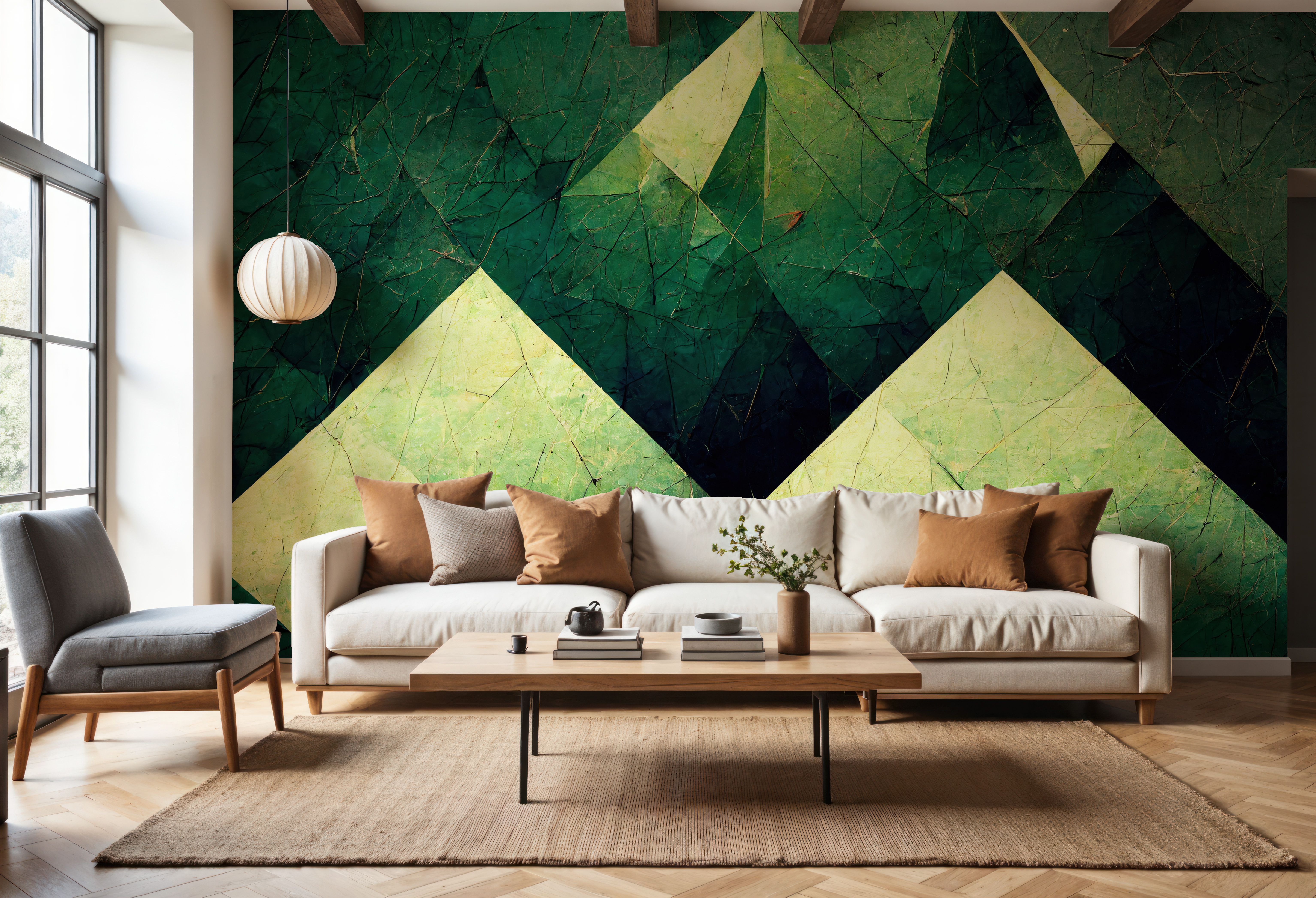 Reduced Mountains Green