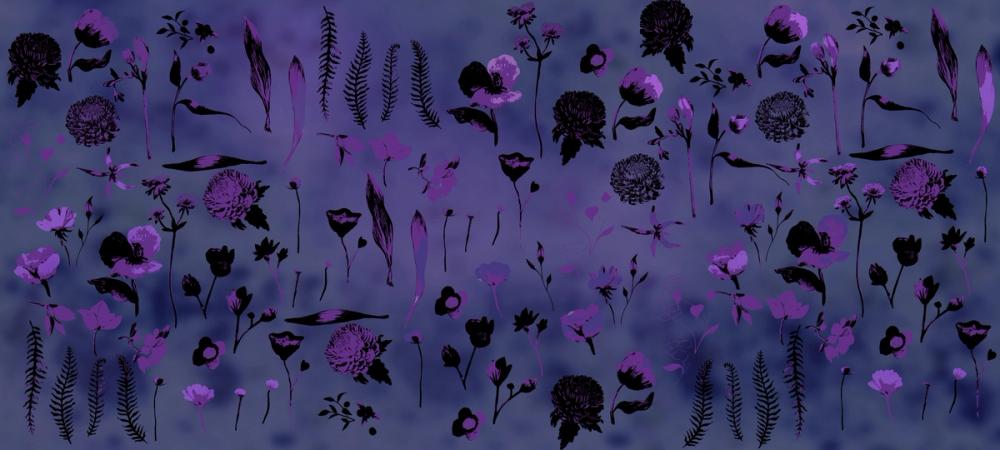 Floral Dream, Purple