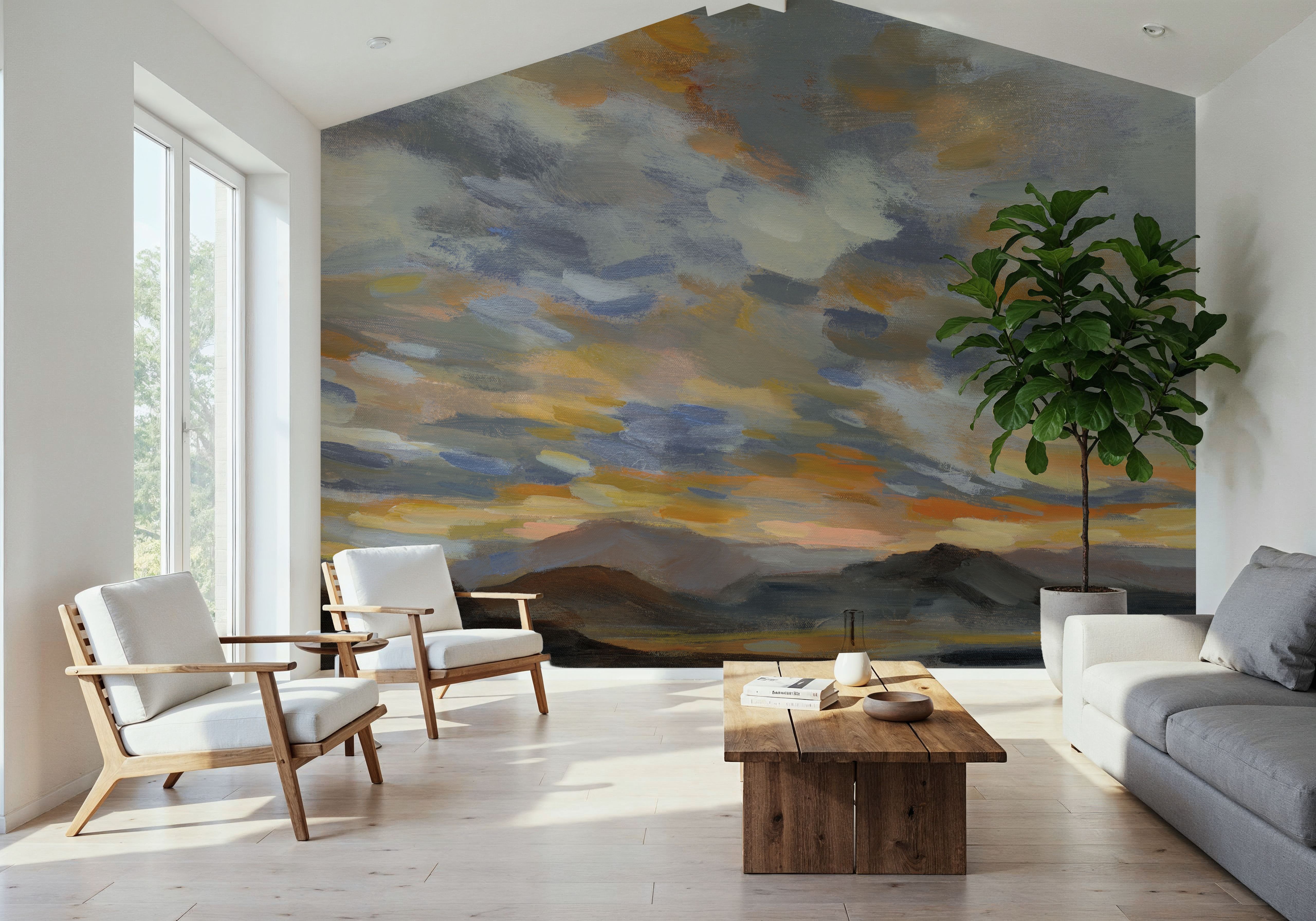 High Desert Sky I Navy