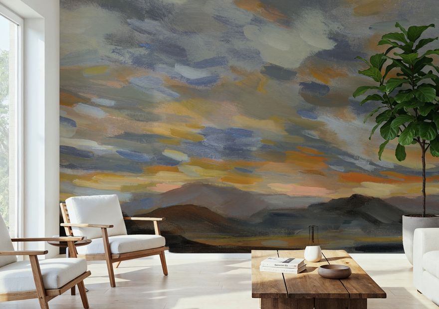 High Desert Sky I Navy