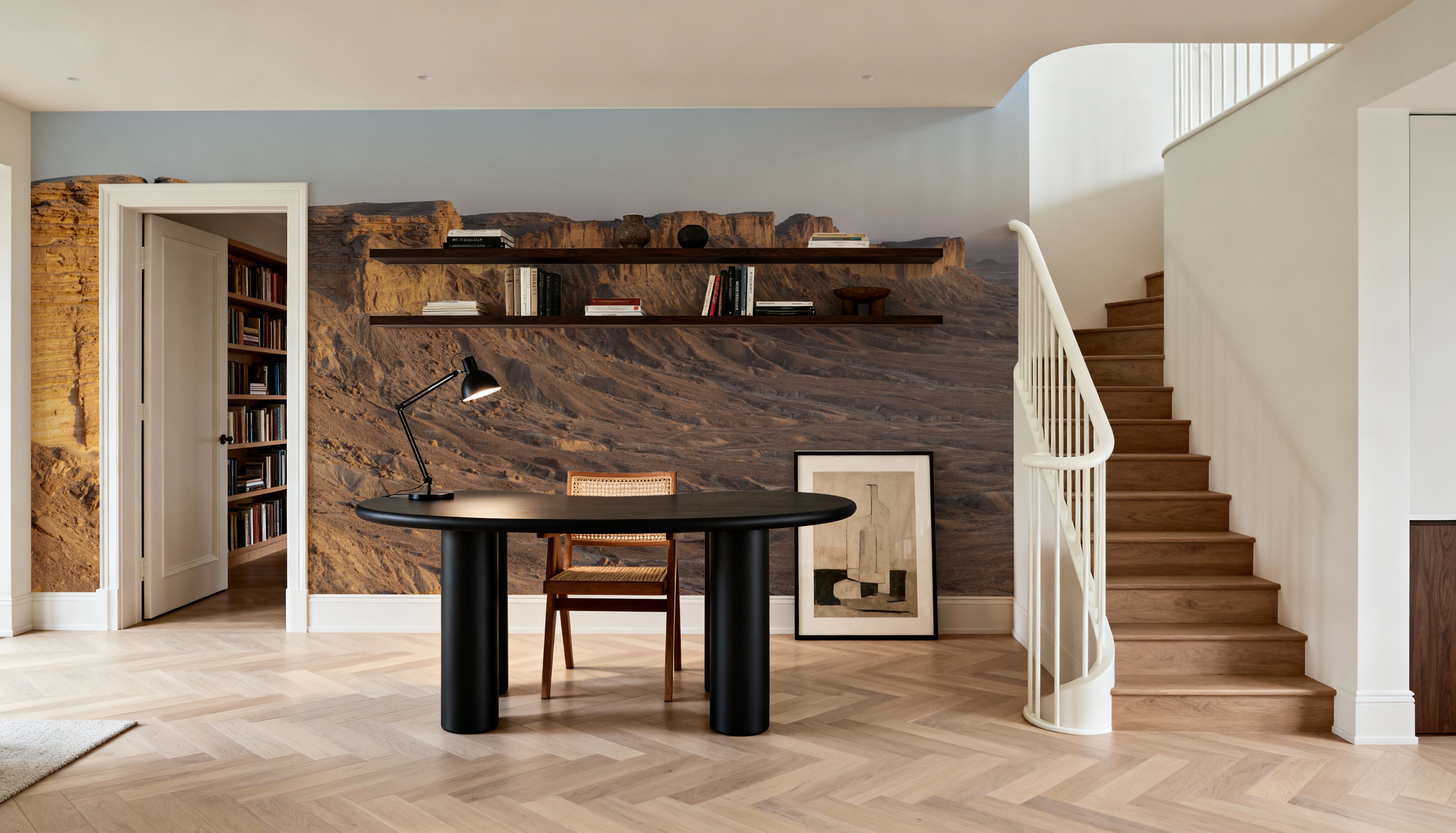 Golden Sandstone, Papel pintado