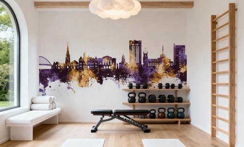 Blackburn England Skyline Purple & Gold
