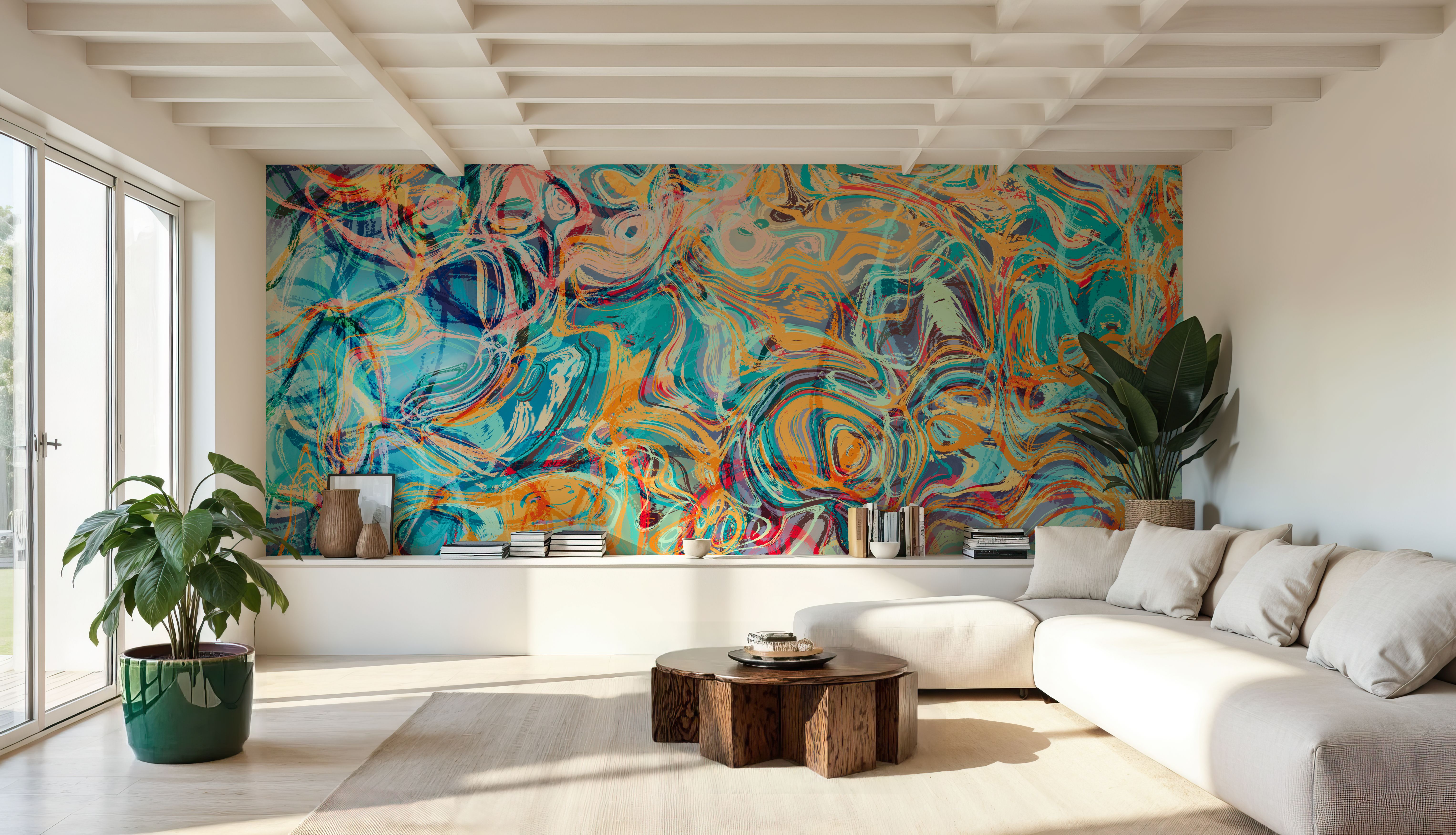 Confetti Dance, Wallpaper