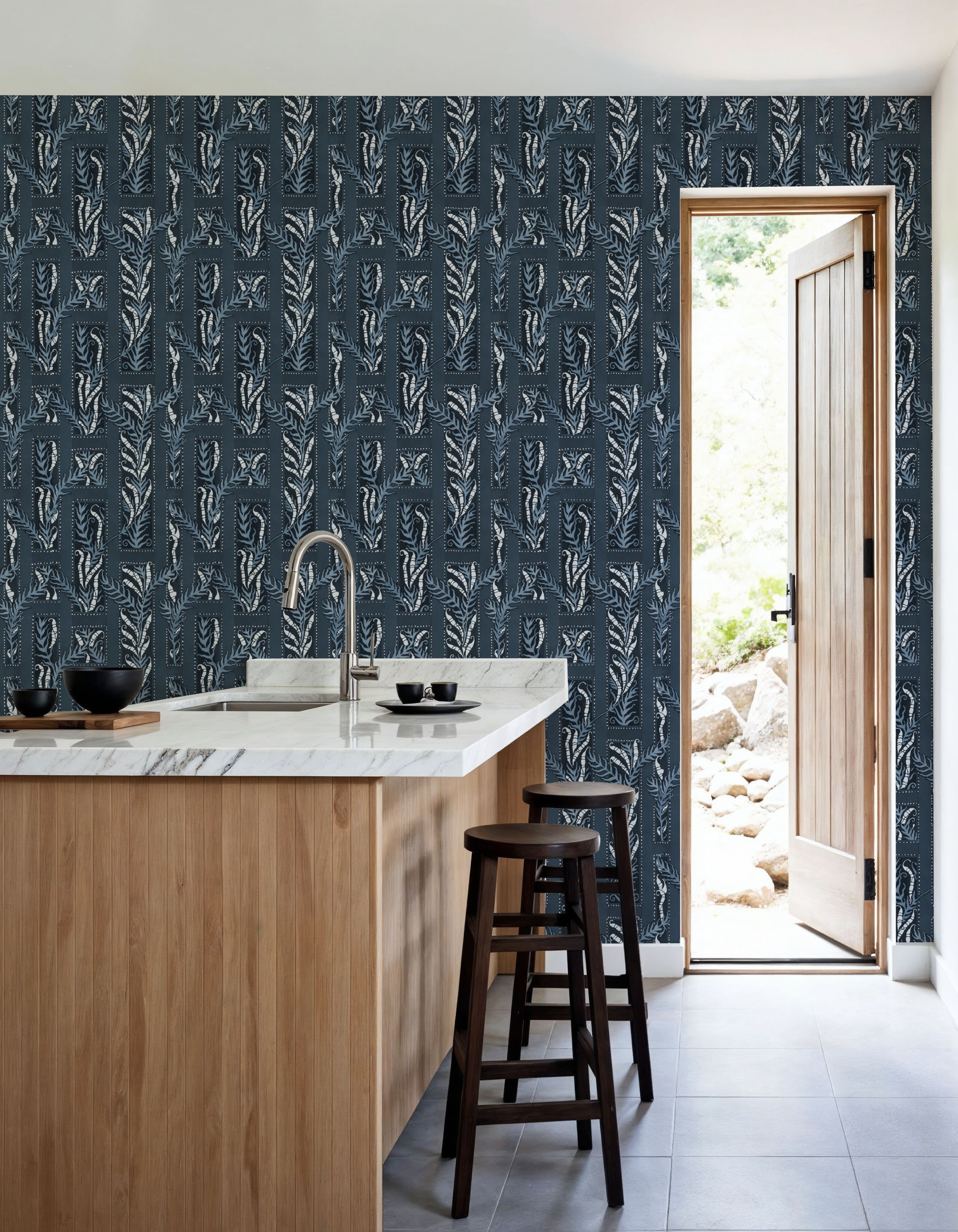 Samarkand Ferns, Aegan Blue