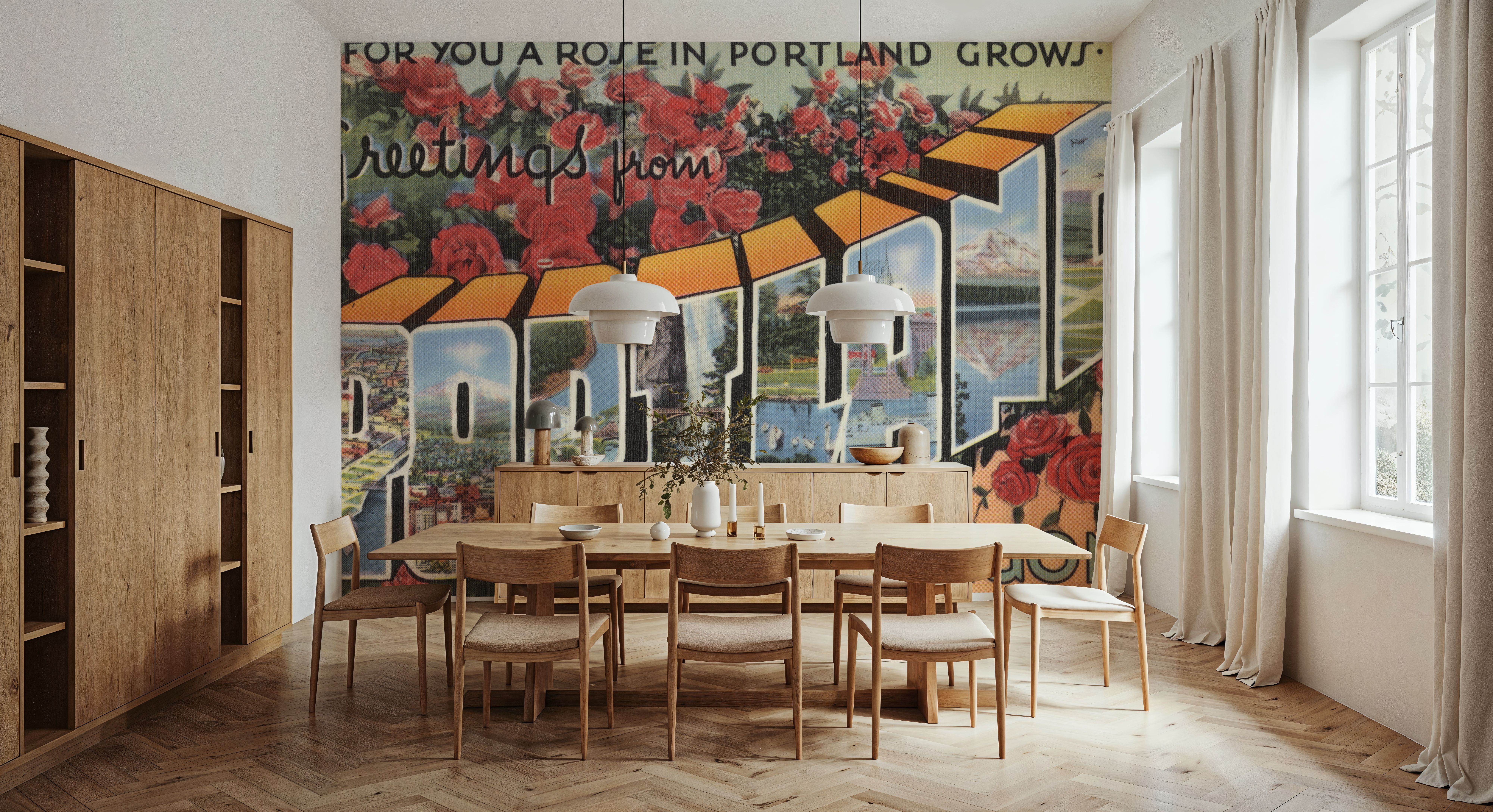 Greetings from Portland - Screenprint Postcard