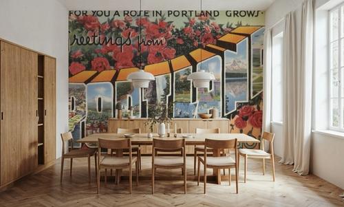 Greetings from Portland - Screenprint Postcard