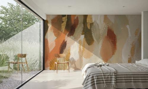 Golden Abstract Composition