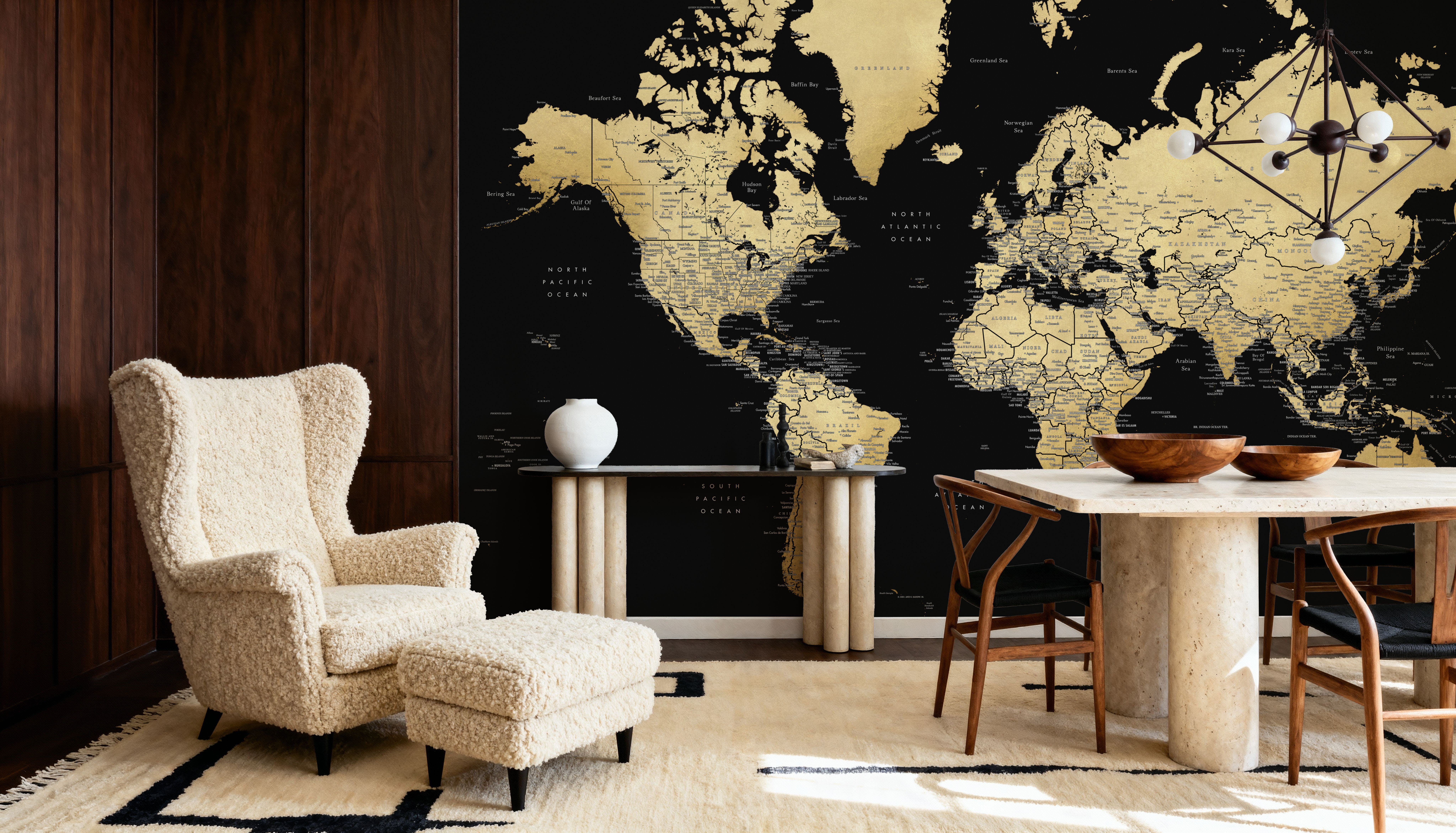 World Map Cities - Eleni