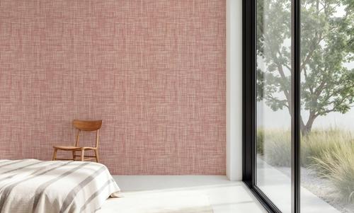 Mottled Linen Effect, Rose Pink