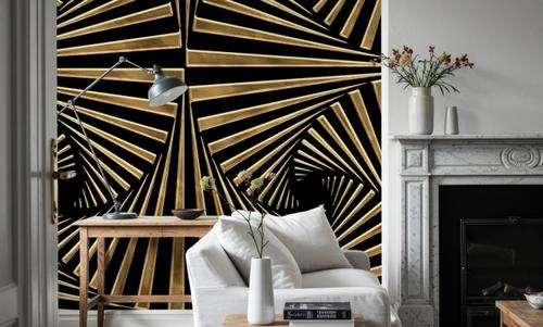 Art Deco Fans, Mural