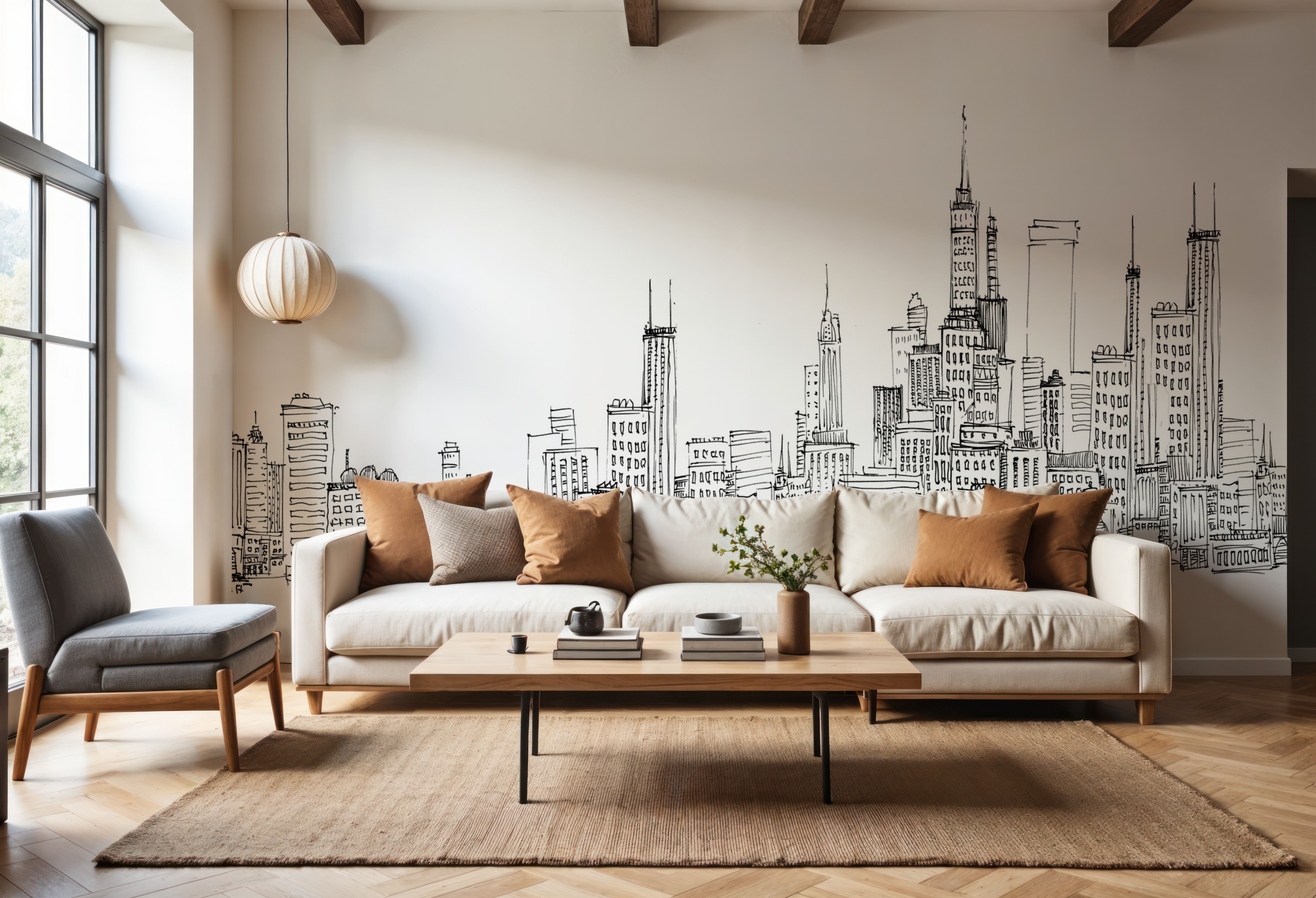 Chicago Skyline X, Tapet