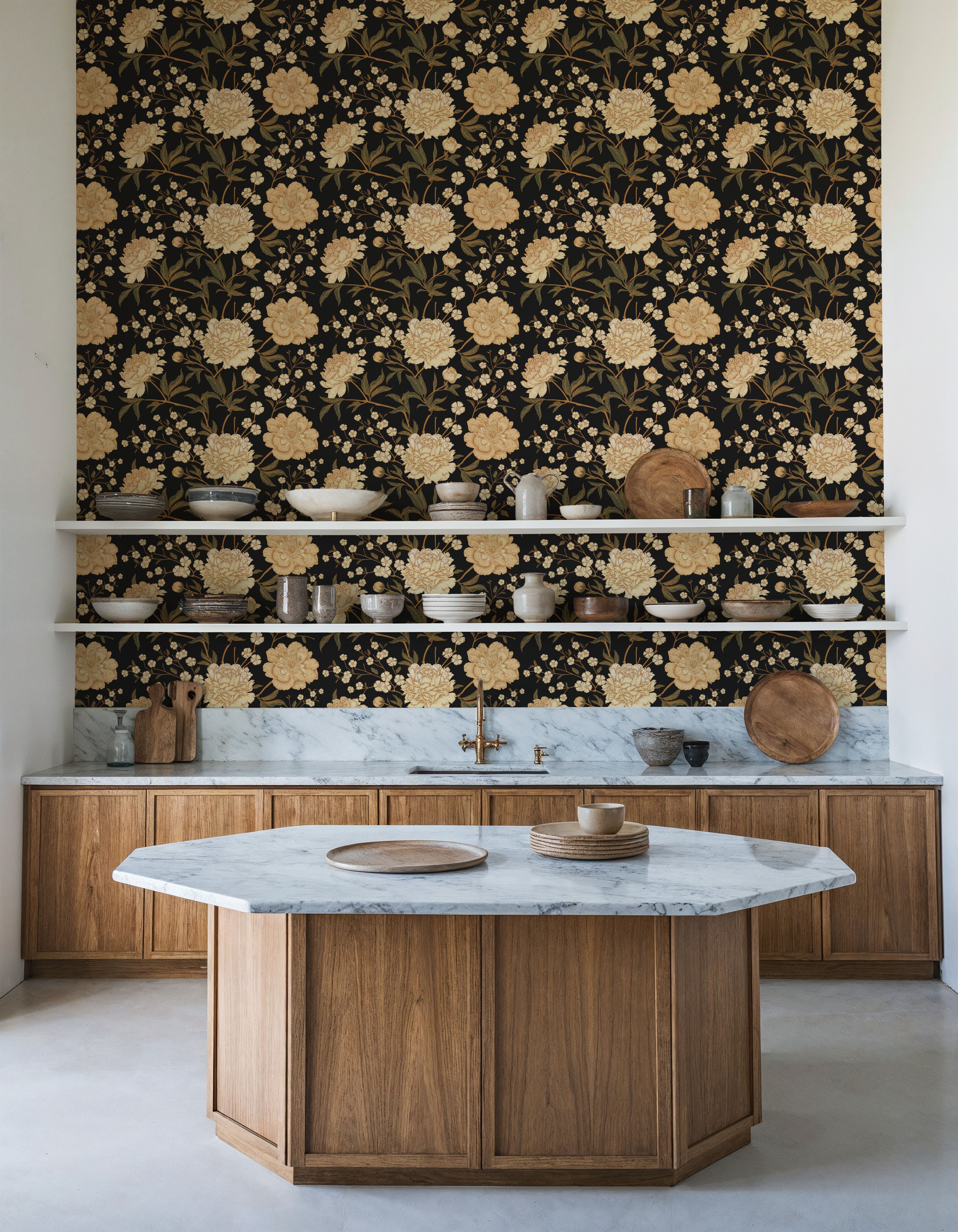 Vintage Peonies Pattern