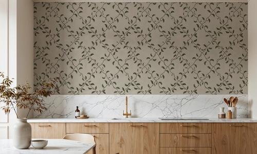 Emerald Trellis, Cream