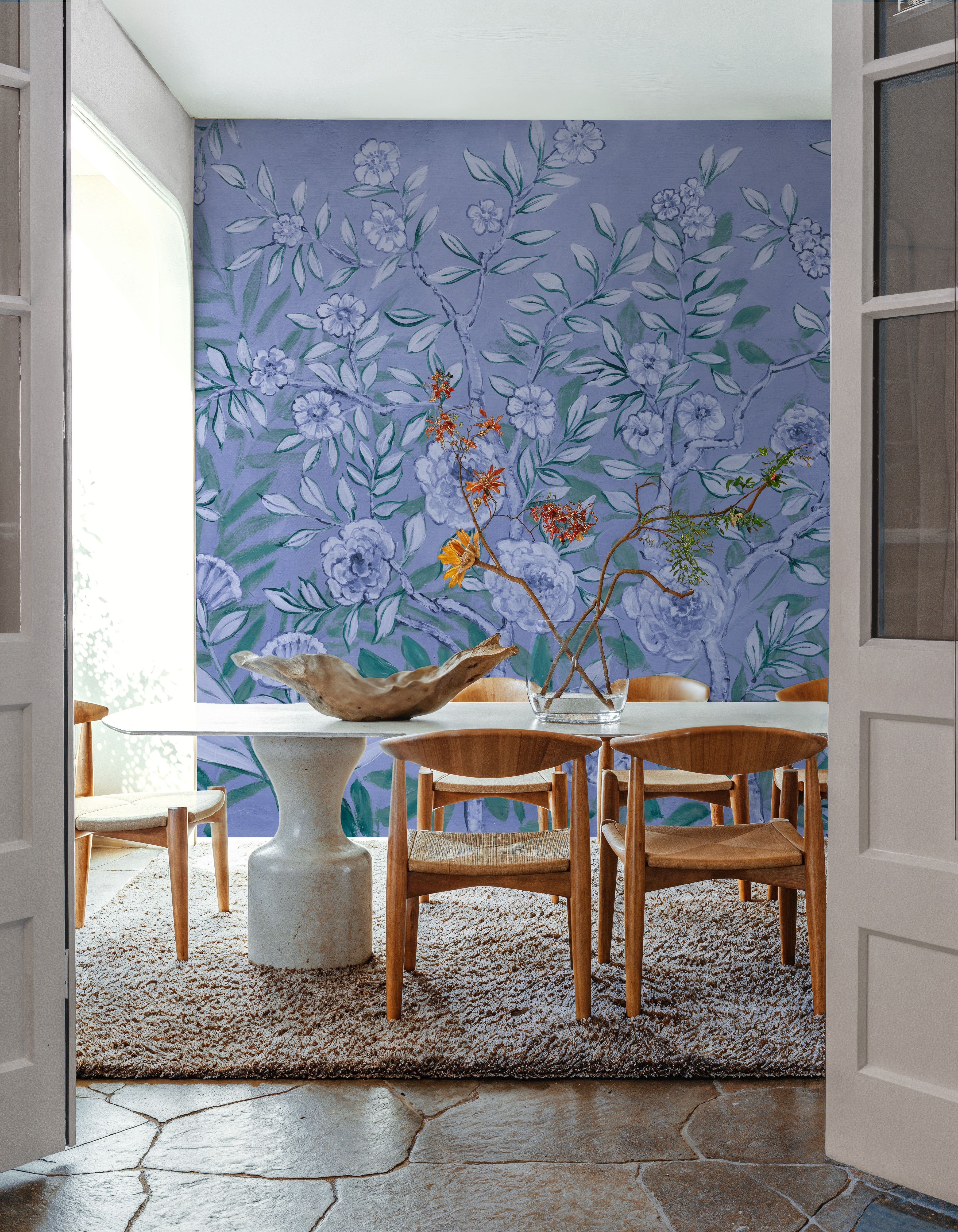 French Garden Blue Green