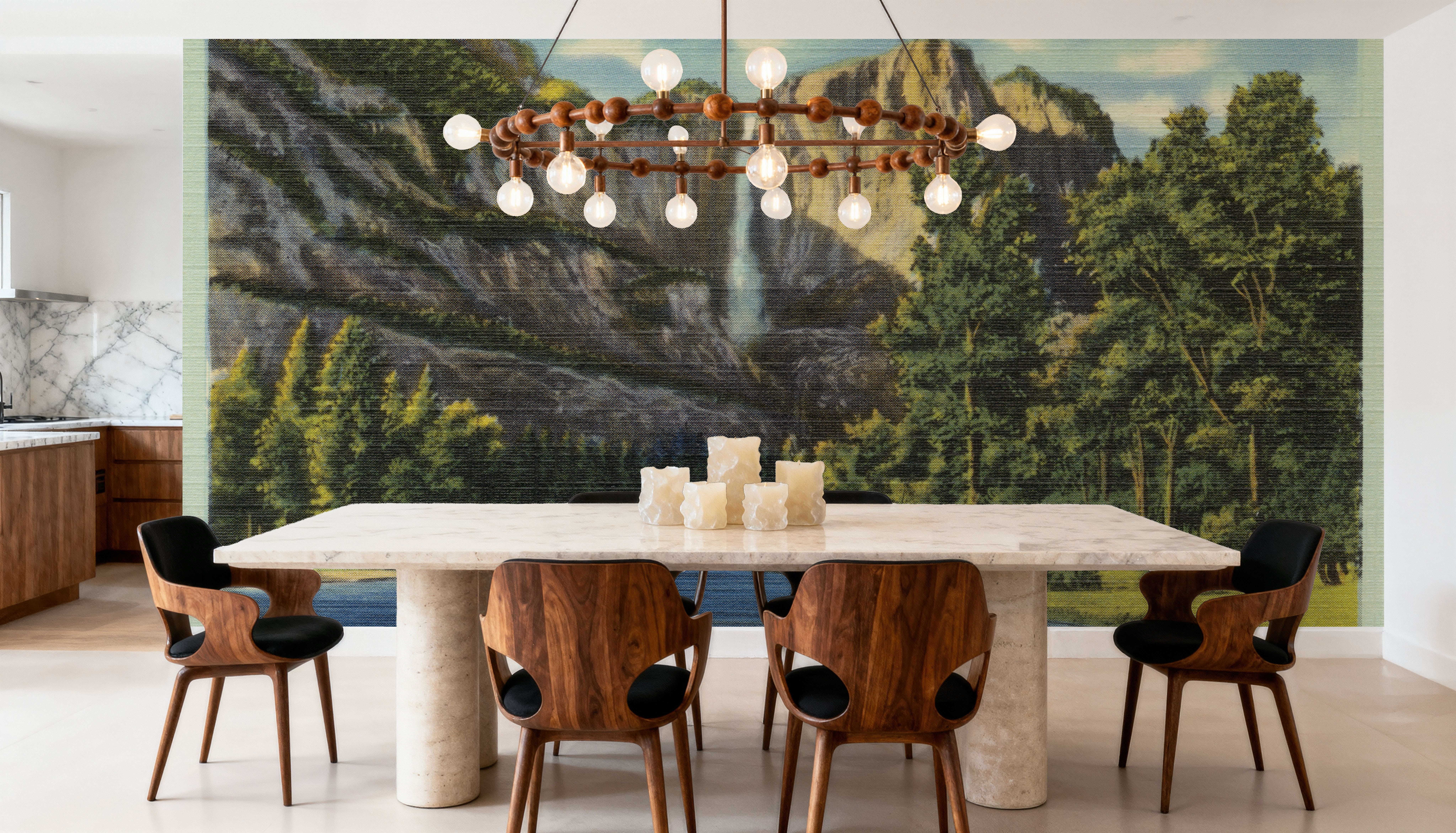 Greetings from Yosemite - Screenprint Postcard