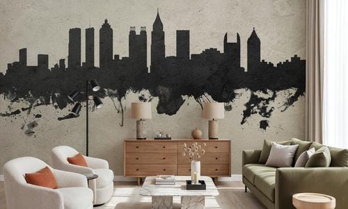 Atlanta Georgia Skyline Concrete