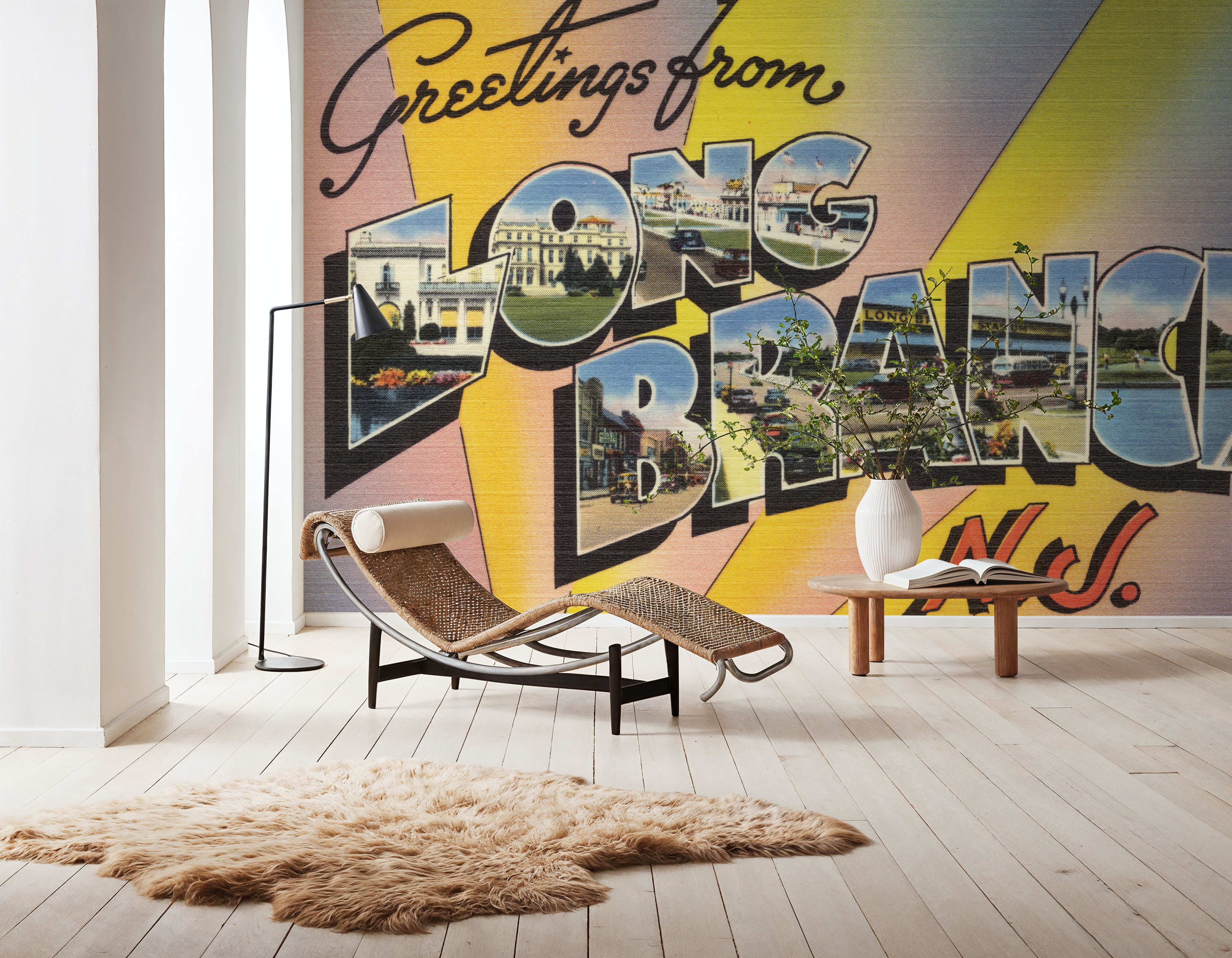 Greetings from Long Branch - Screenprint Postcard