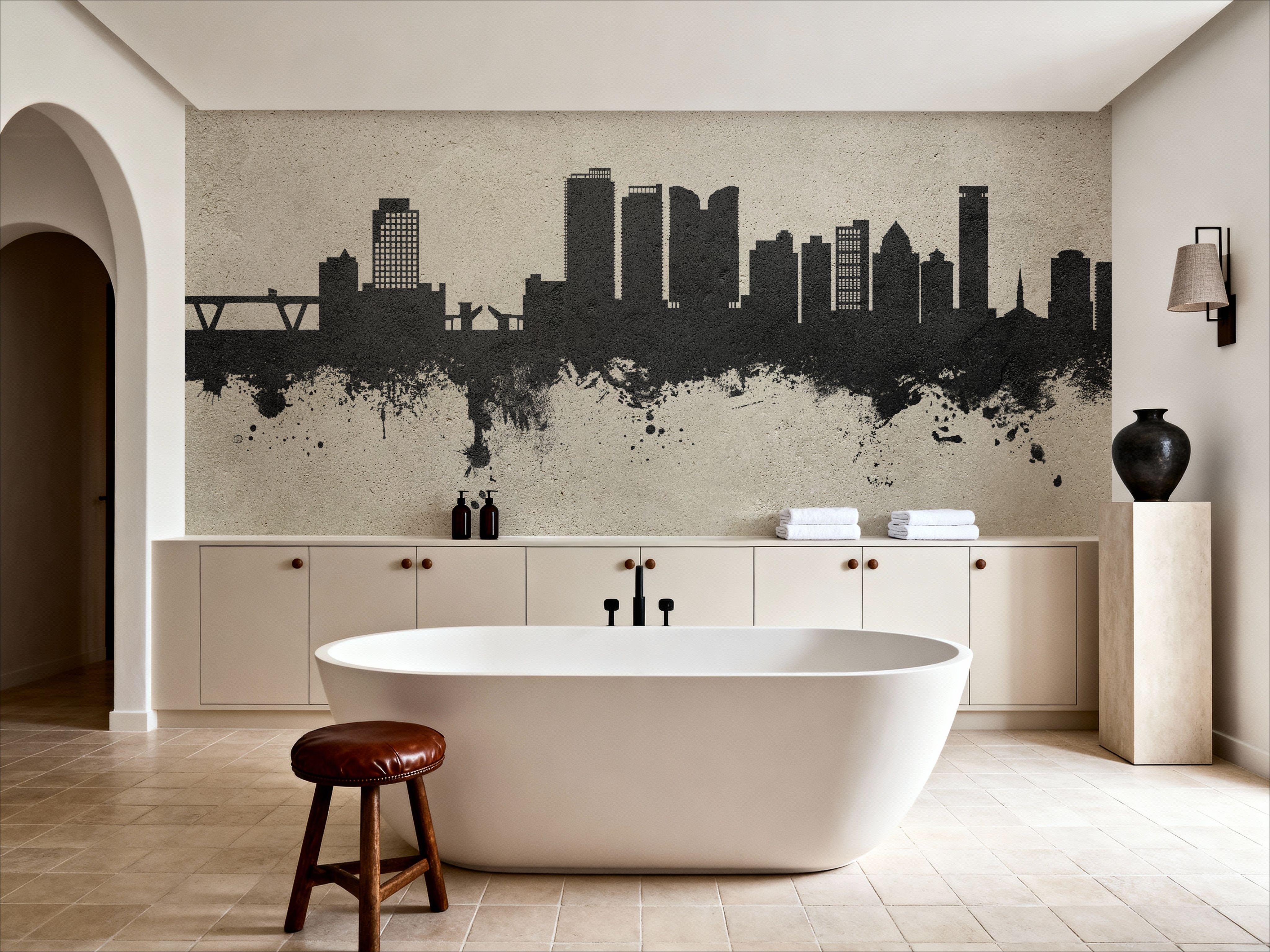 Fort Lauderdale Florida Skyline Concrete