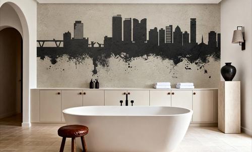 Fort Lauderdale Florida Skyline Concrete