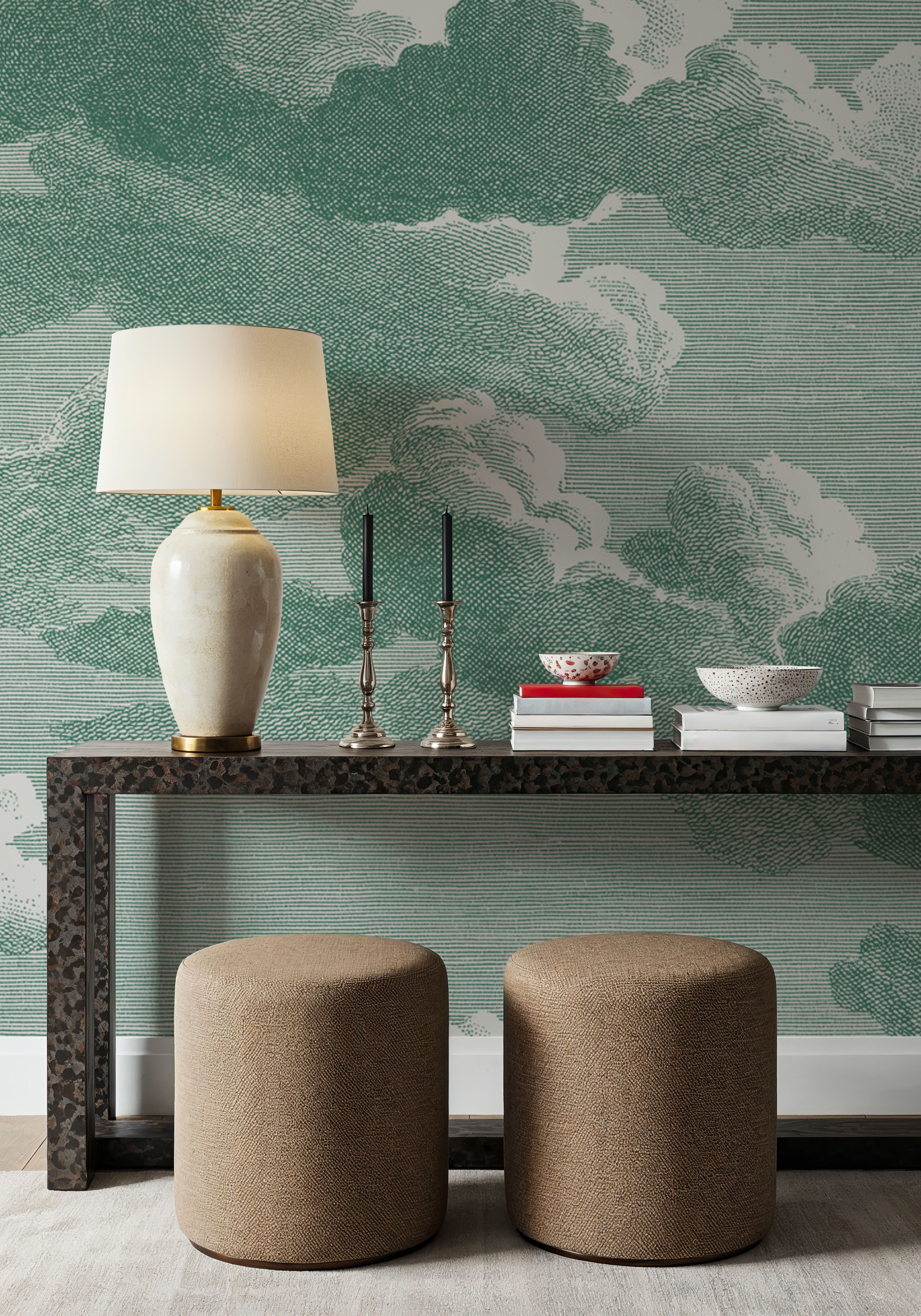 Intaglio Clouds, Jade