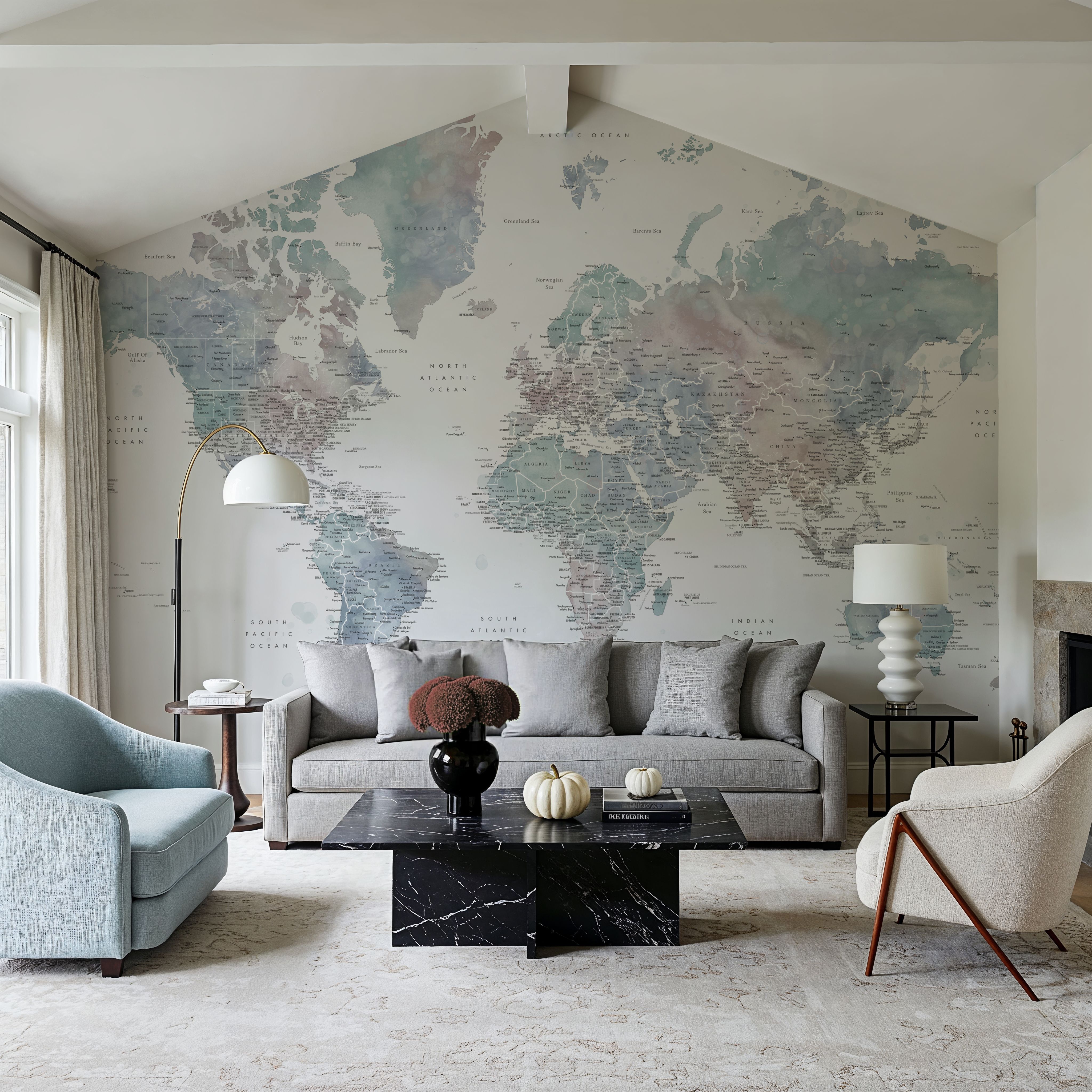 World Map Cities - Fufu