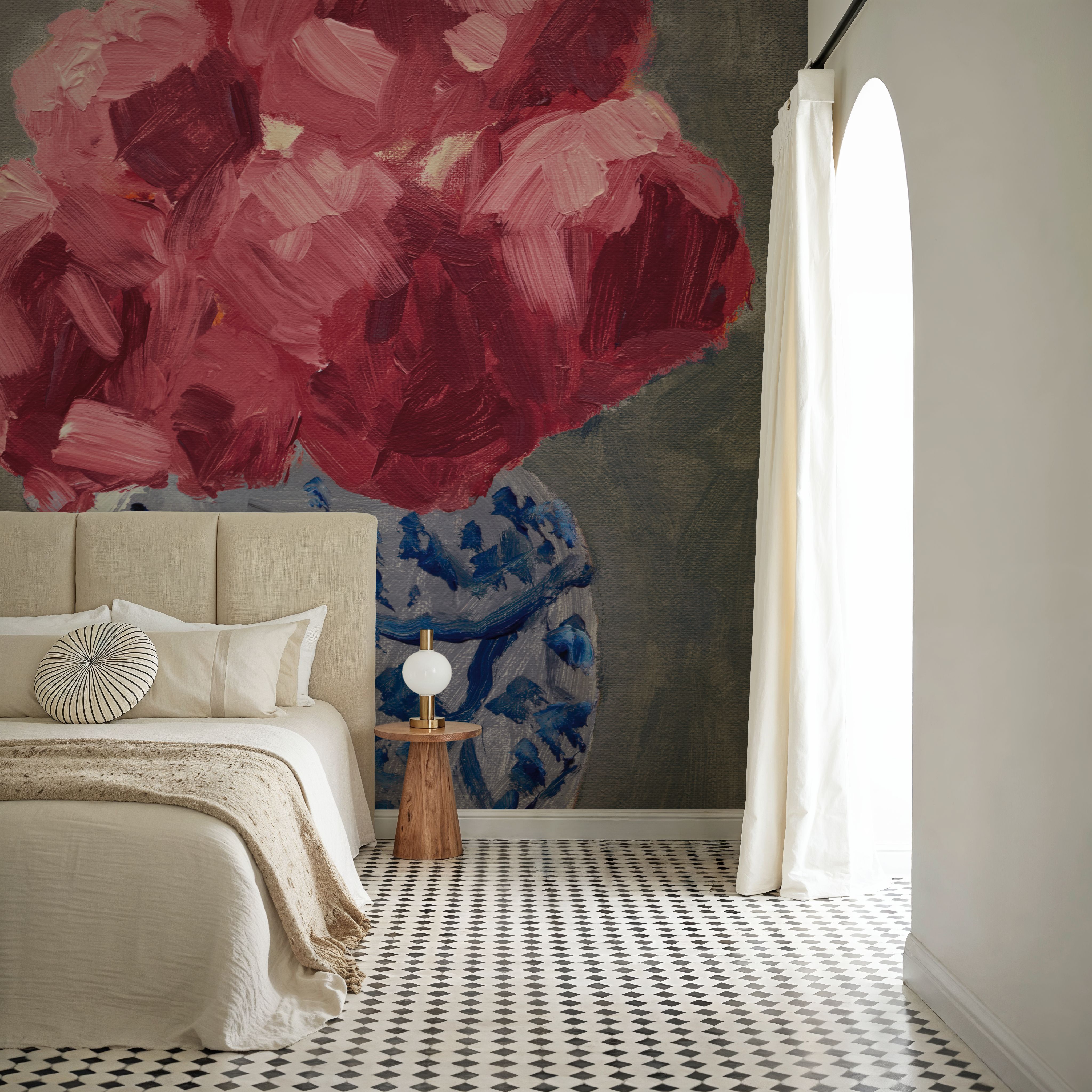 Peonies in Chinoiserie Vase Country Traditions