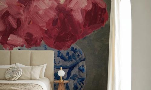 Peonies in Chinoiserie Vase Country Traditions