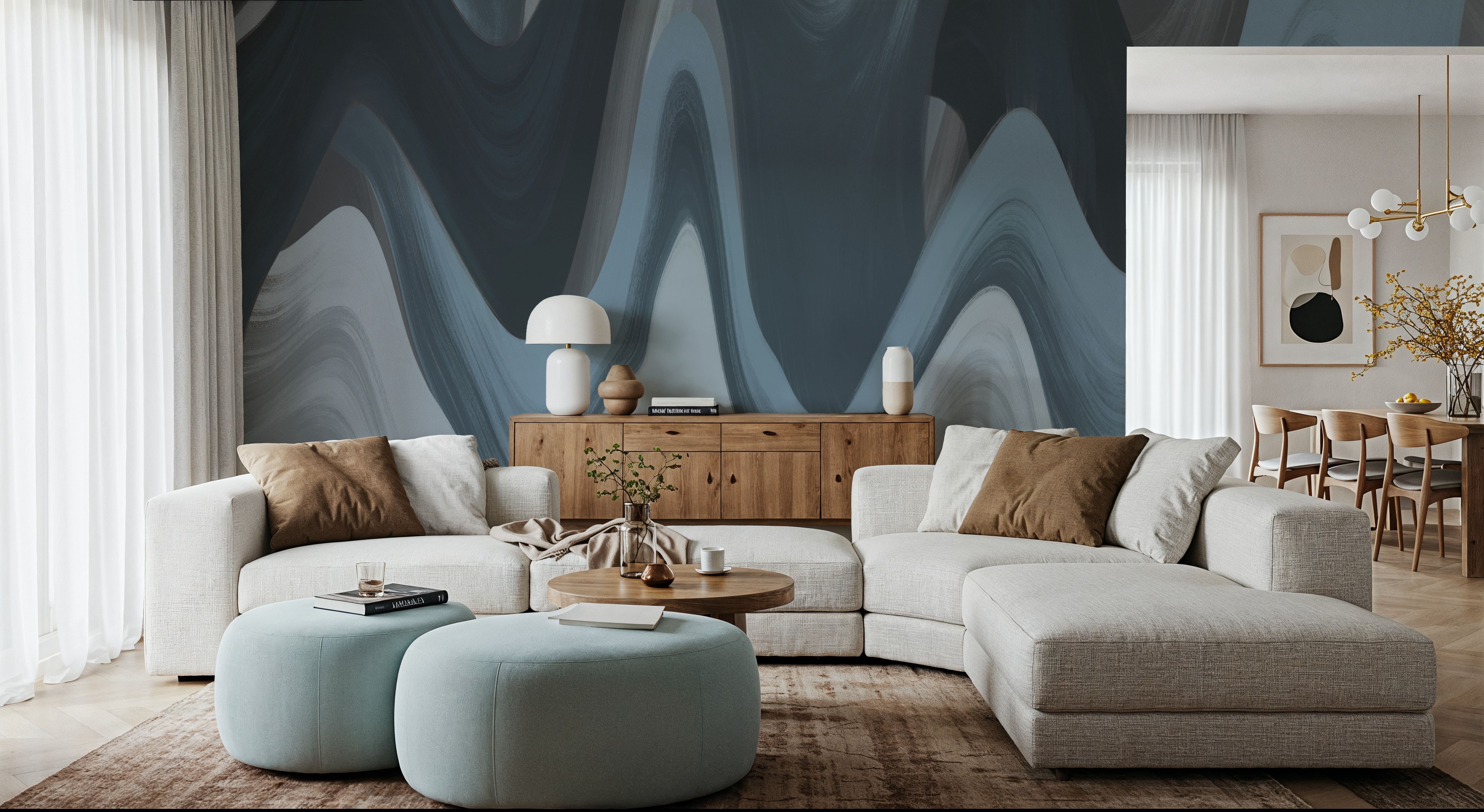 Abstract Paints, Denim