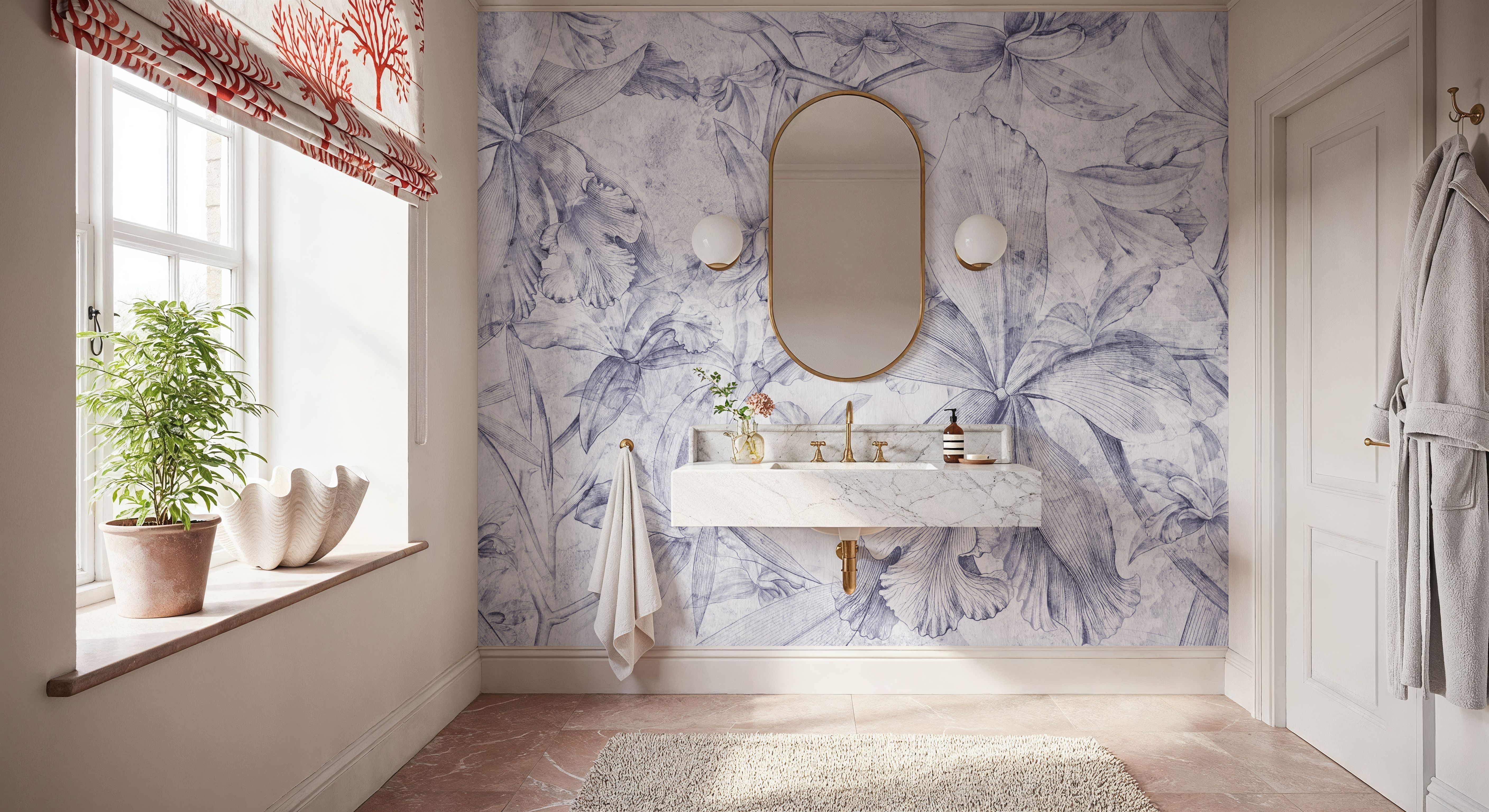 Orchids Sketch, Wallpaper