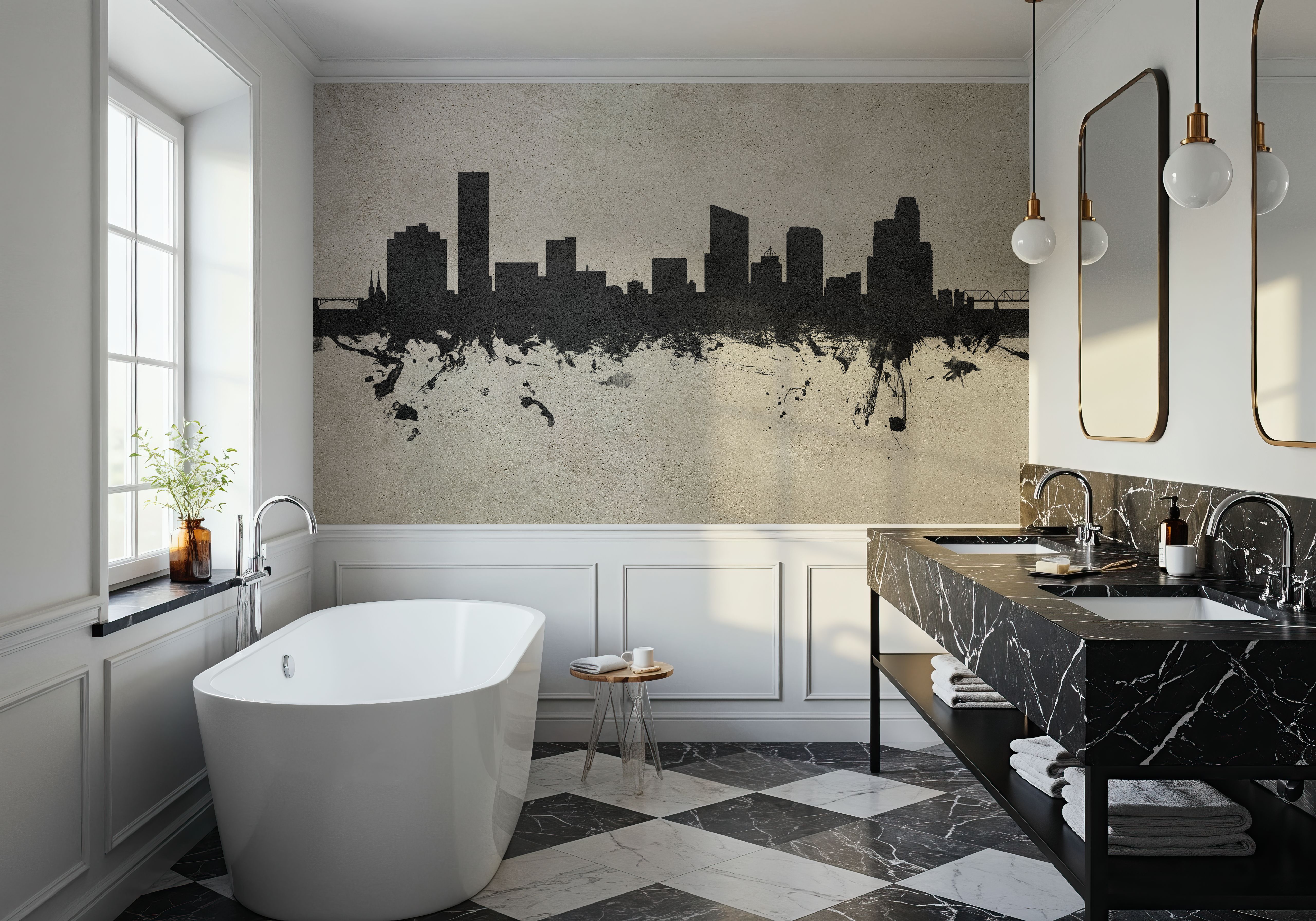 Grand Rapids Michigan Skyline Concrete