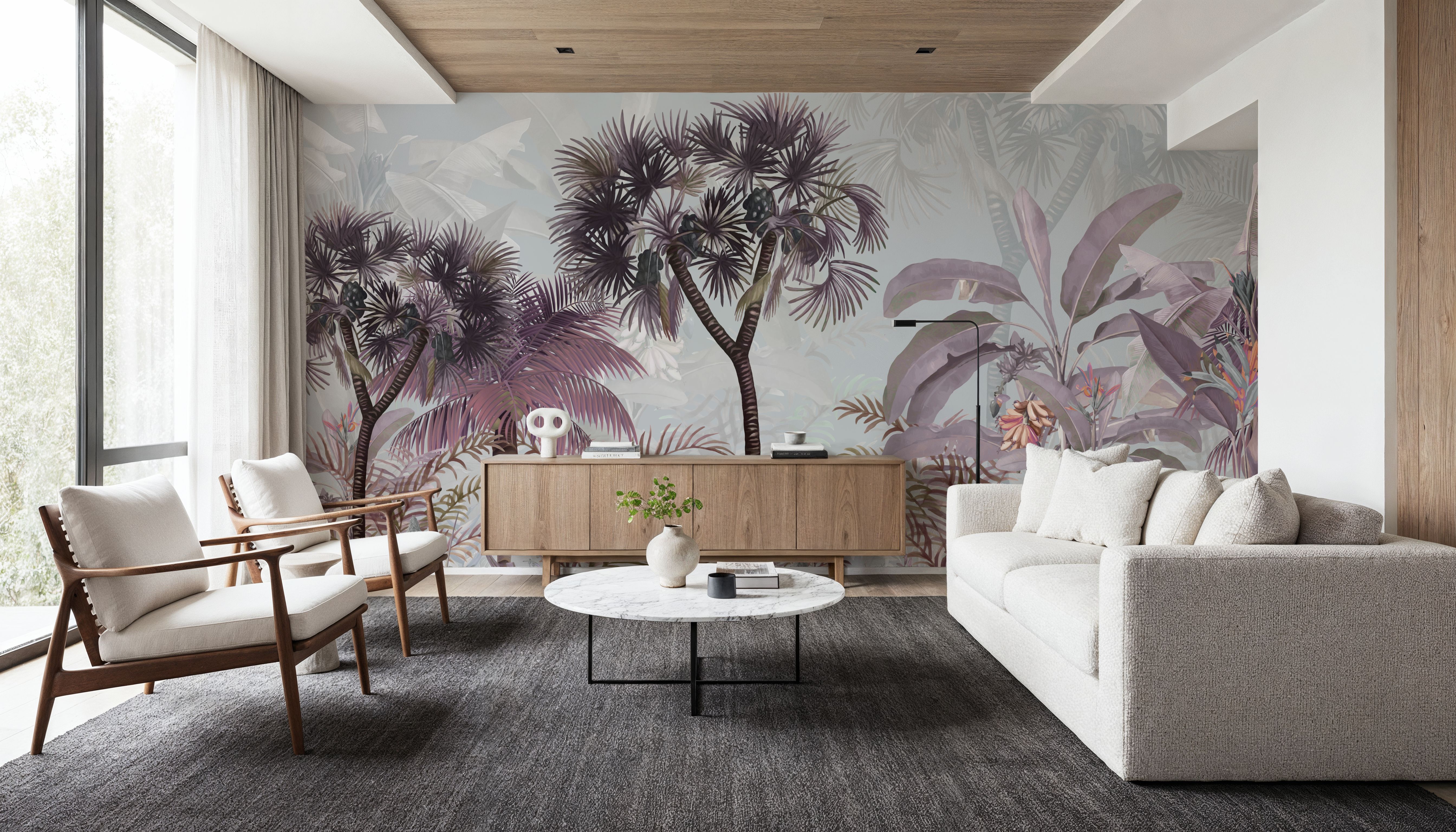 Tropical Forest Strolls Blue