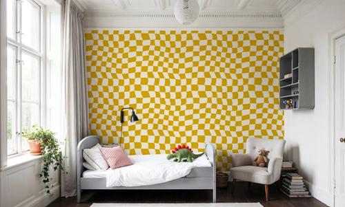 Warped Checkerboard, Sunflower