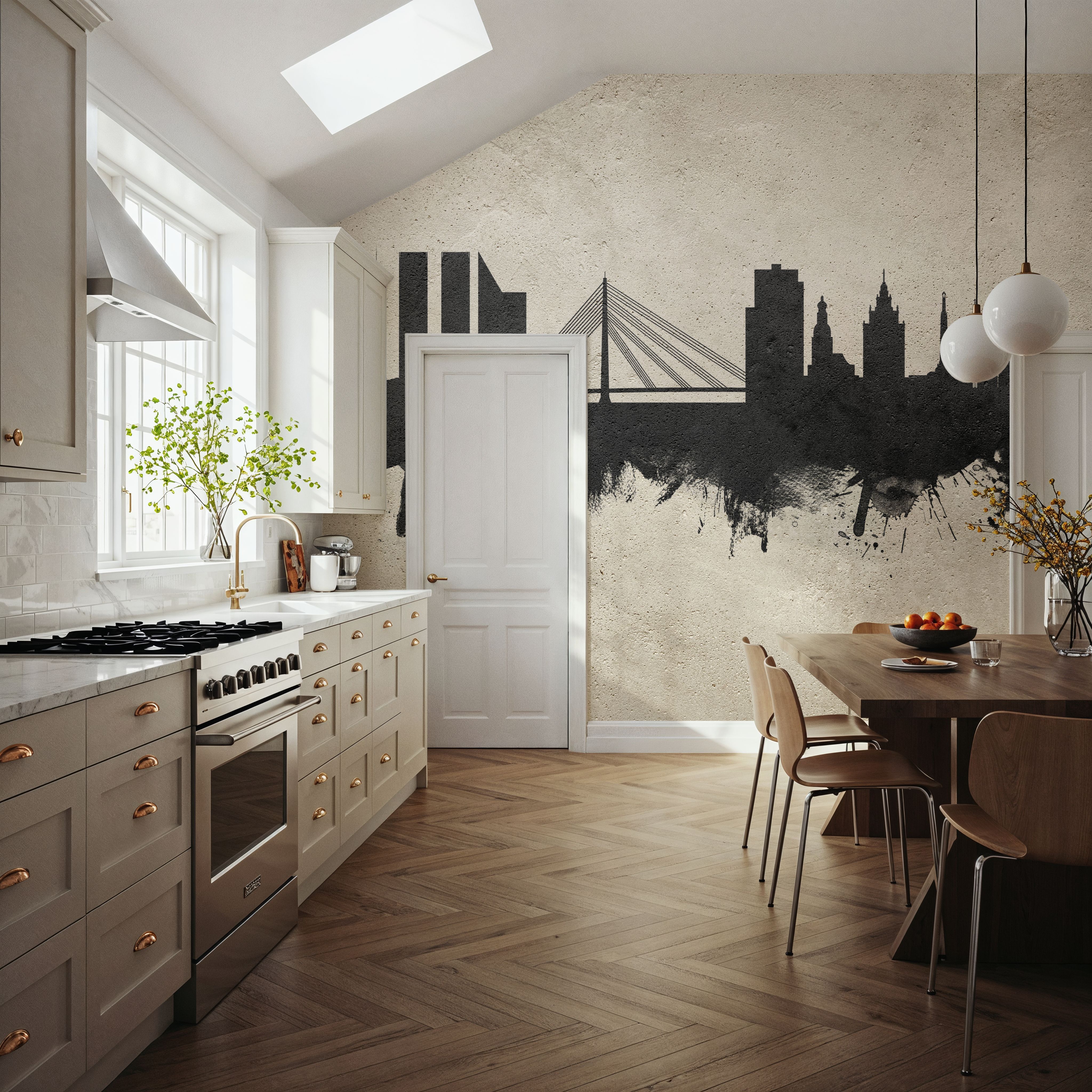 Riga Latvia Skyline Concrete