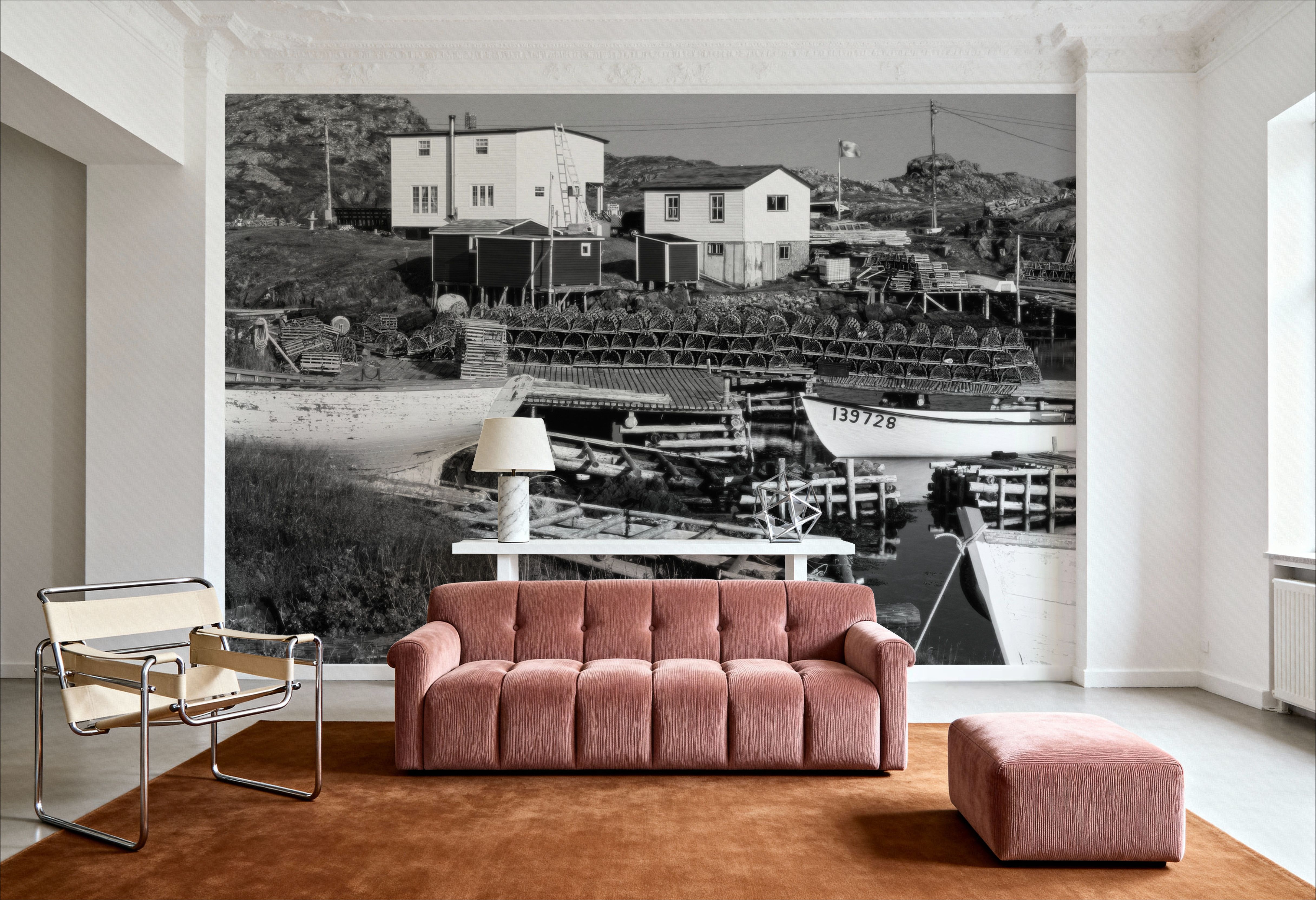 Newfoundland Harbour BW