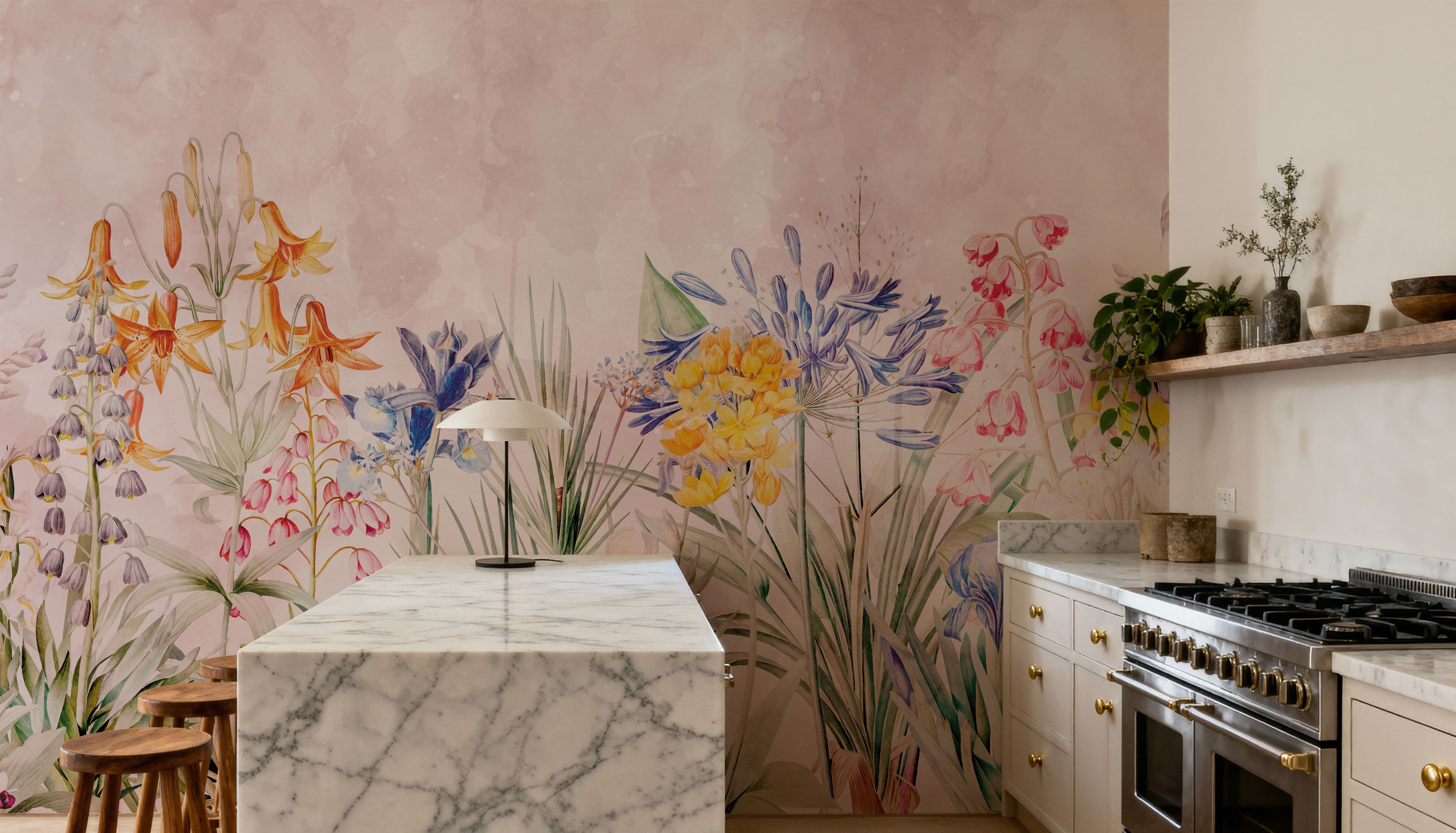 Lily of the Nile, Tapeten