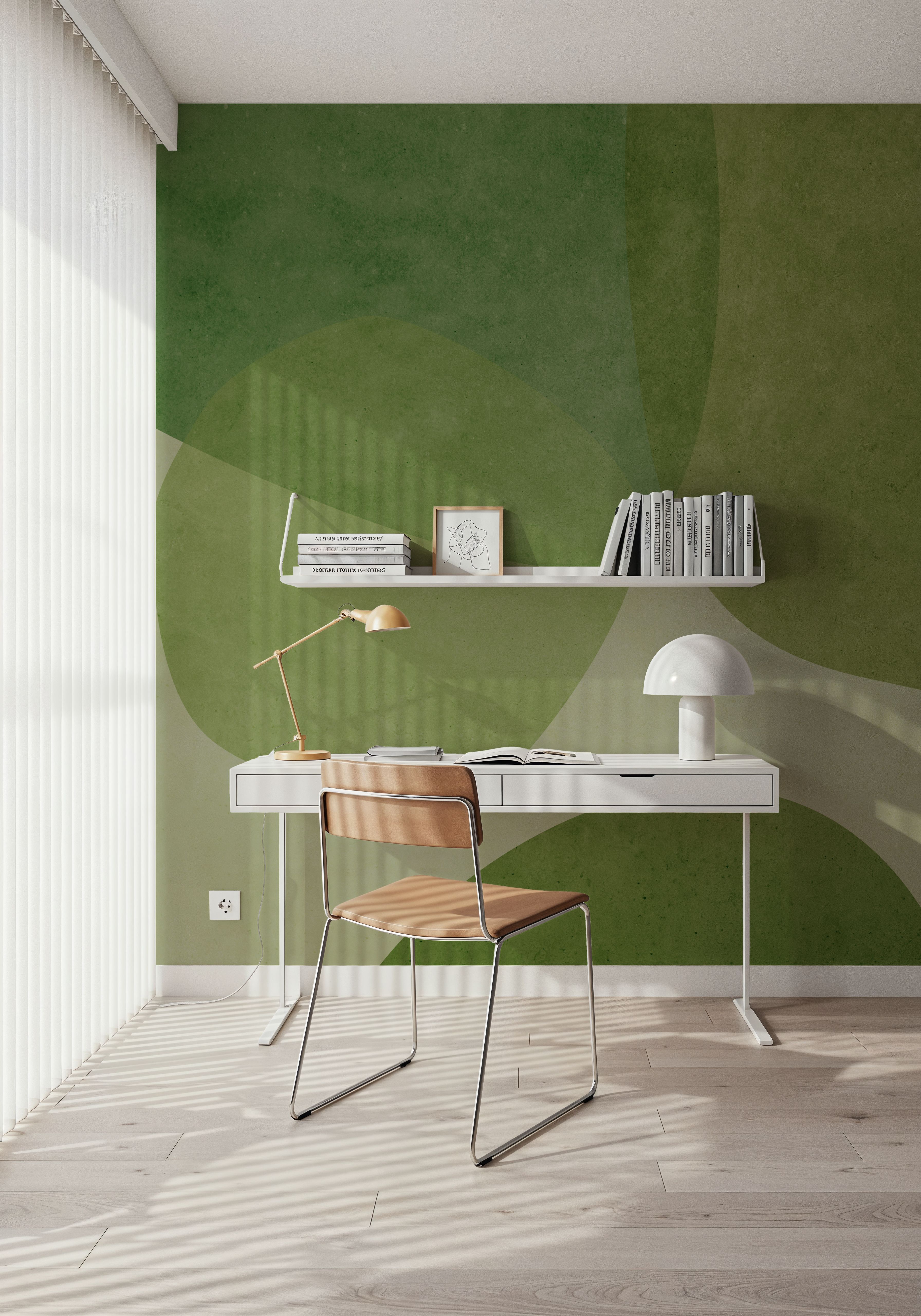 Embracing Shapes, Dill Green