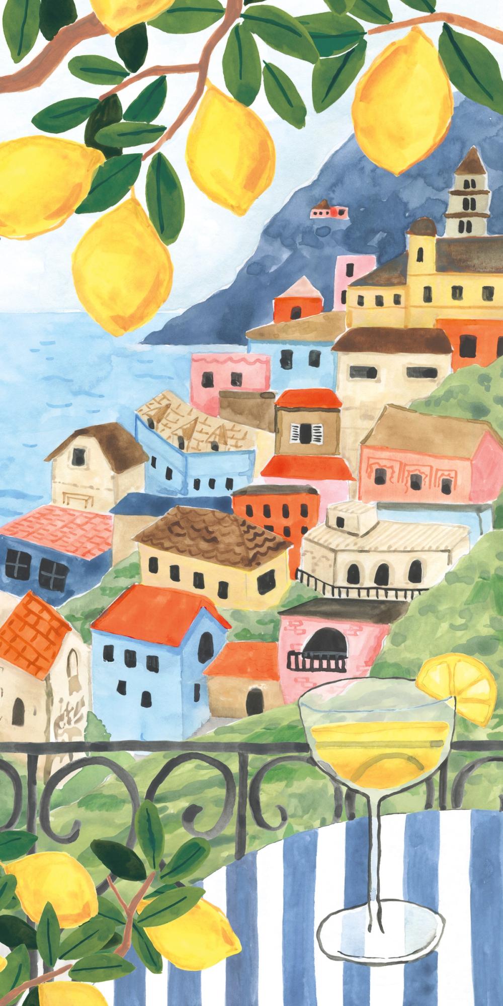 Mediterranean View I Panel