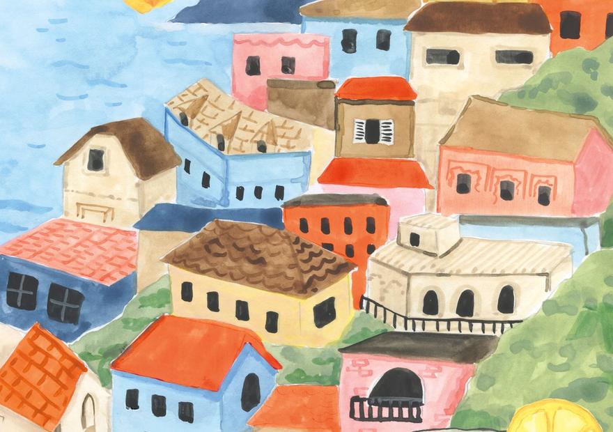 Mediterranean View I Panel