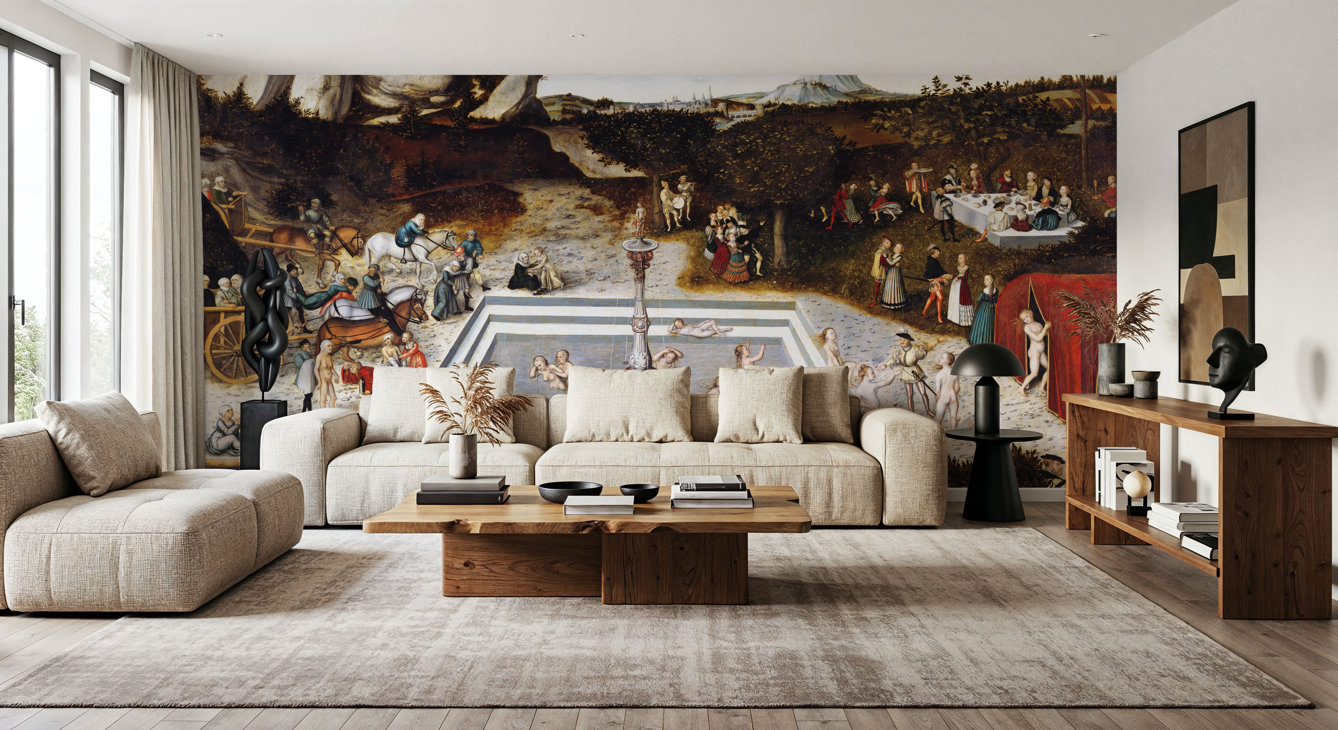 The Fountain of Youth, Wallpaper