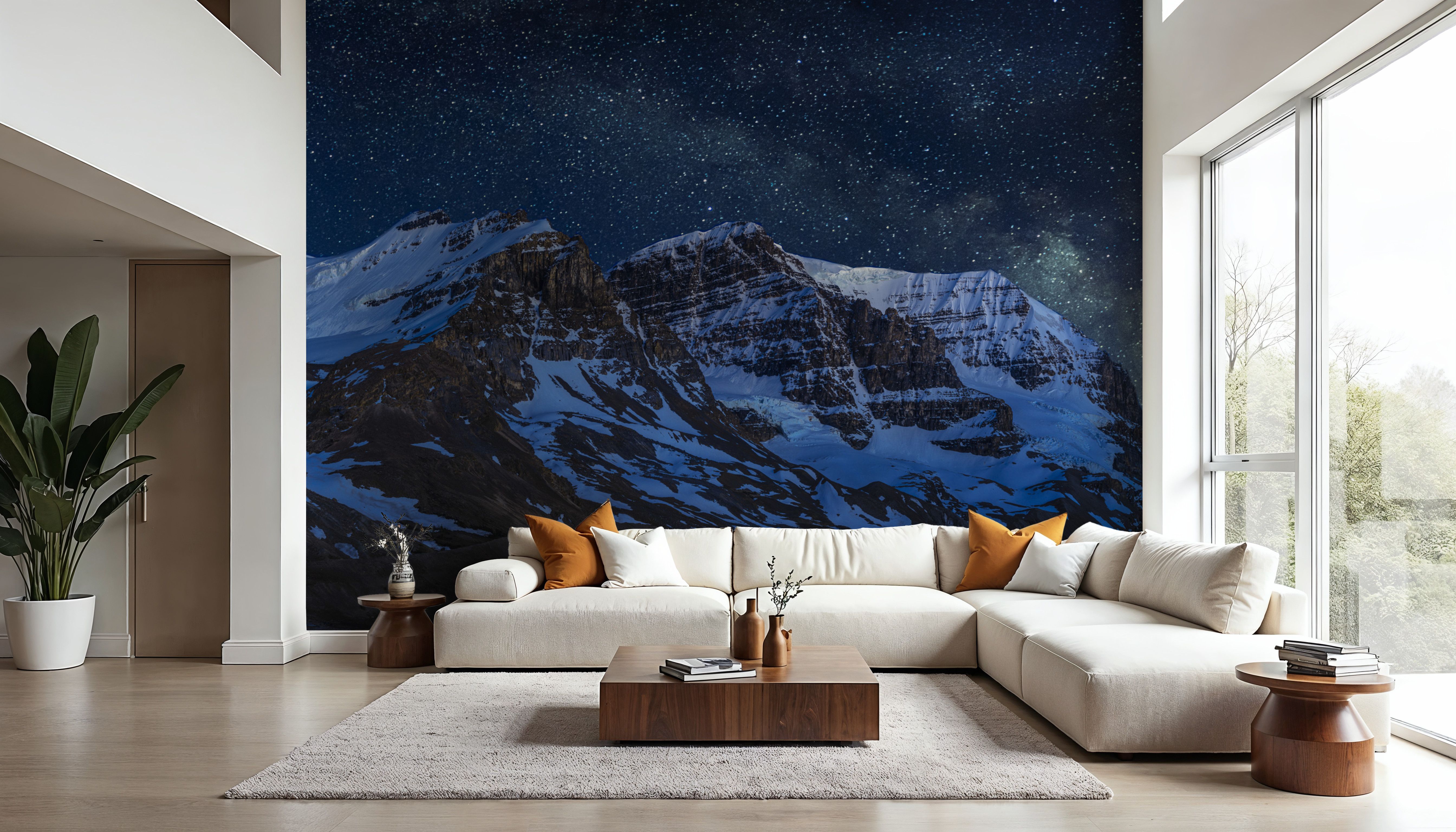 Starry Mount Athabasca, Wallpaper