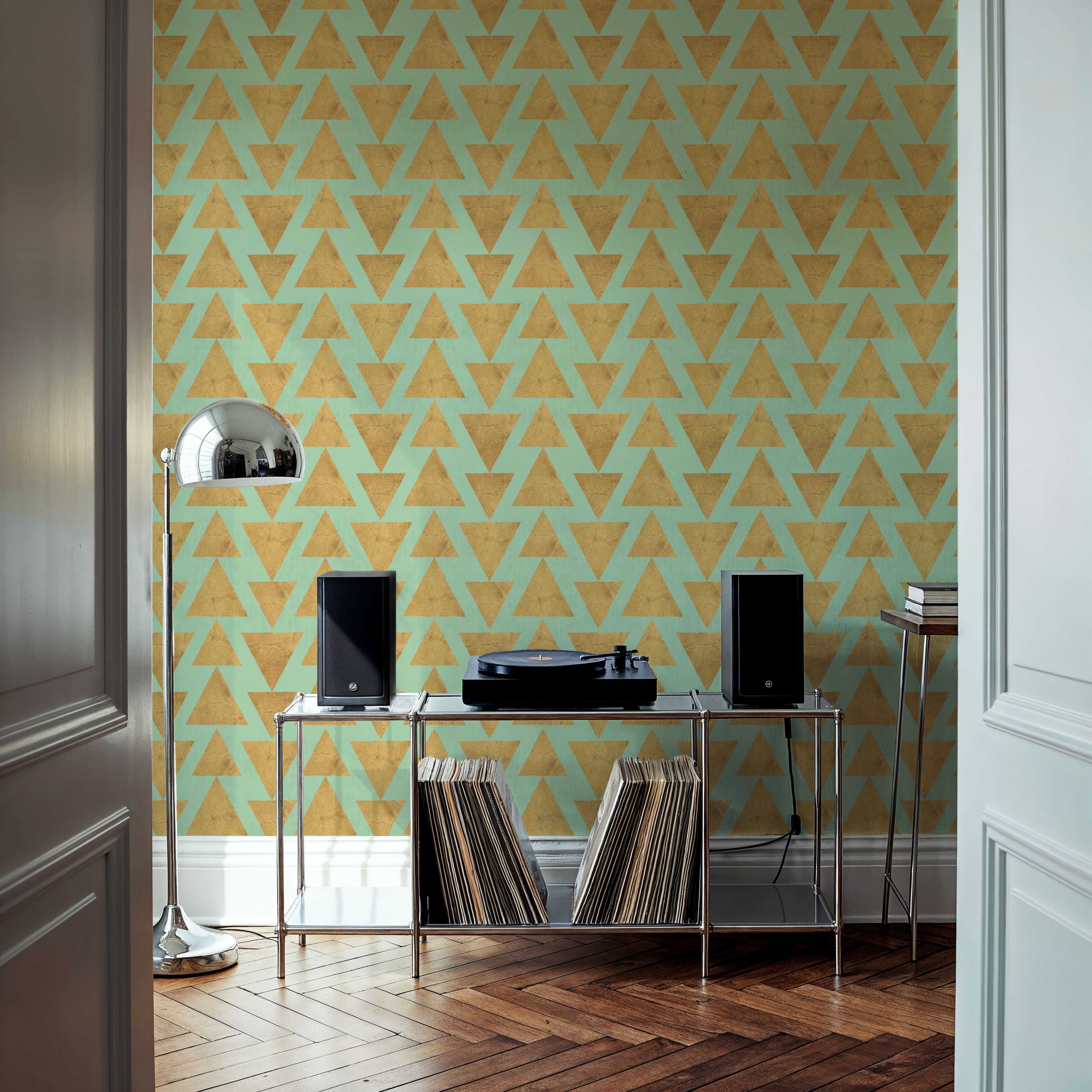 Golden Directions Green, Wallpaper