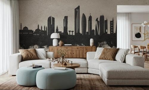 Kuwait City Skyline Concrete