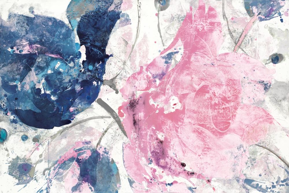 Fireworks Abstract Navy Blue