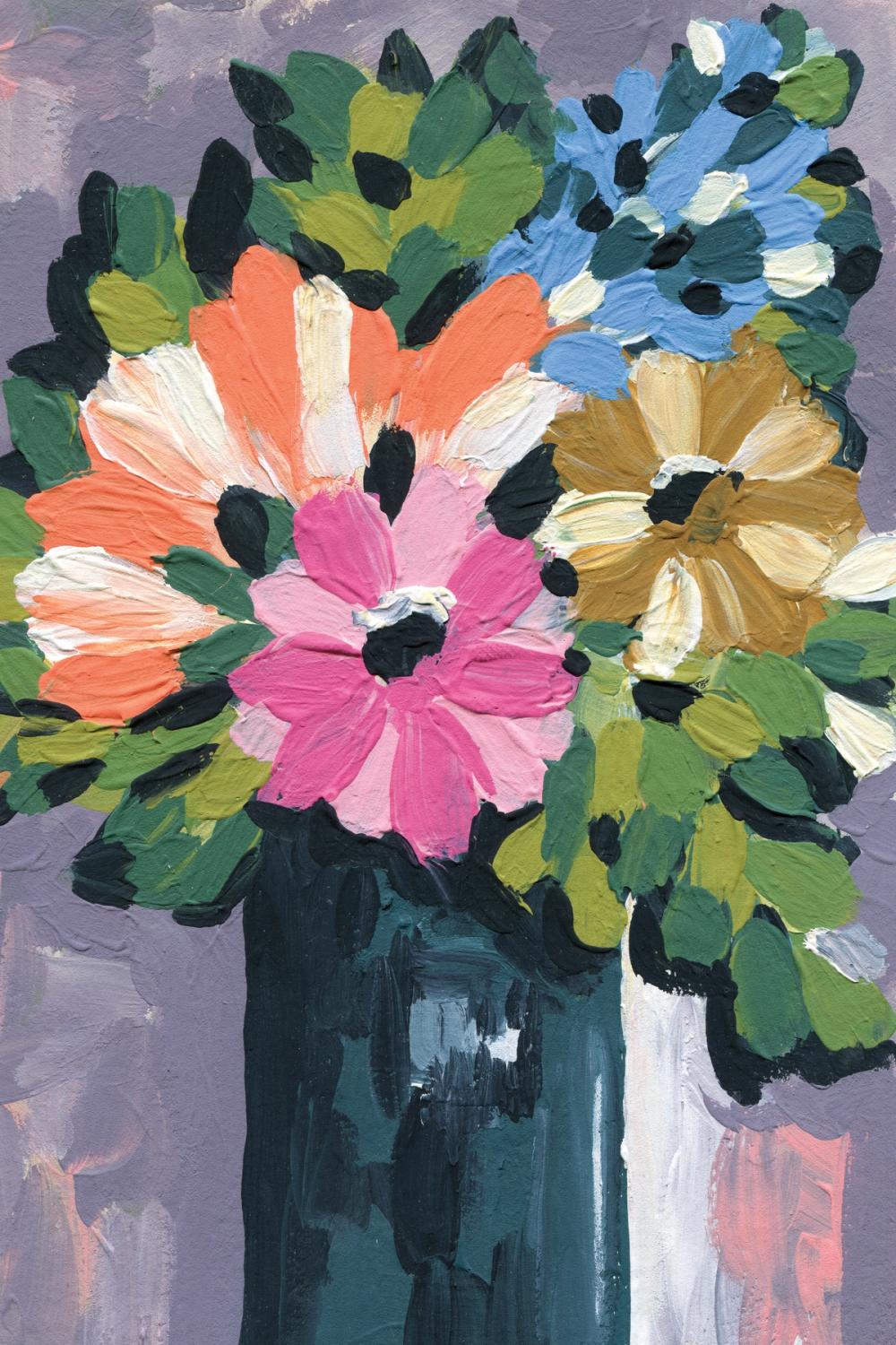 Painterly Florals in Vase I