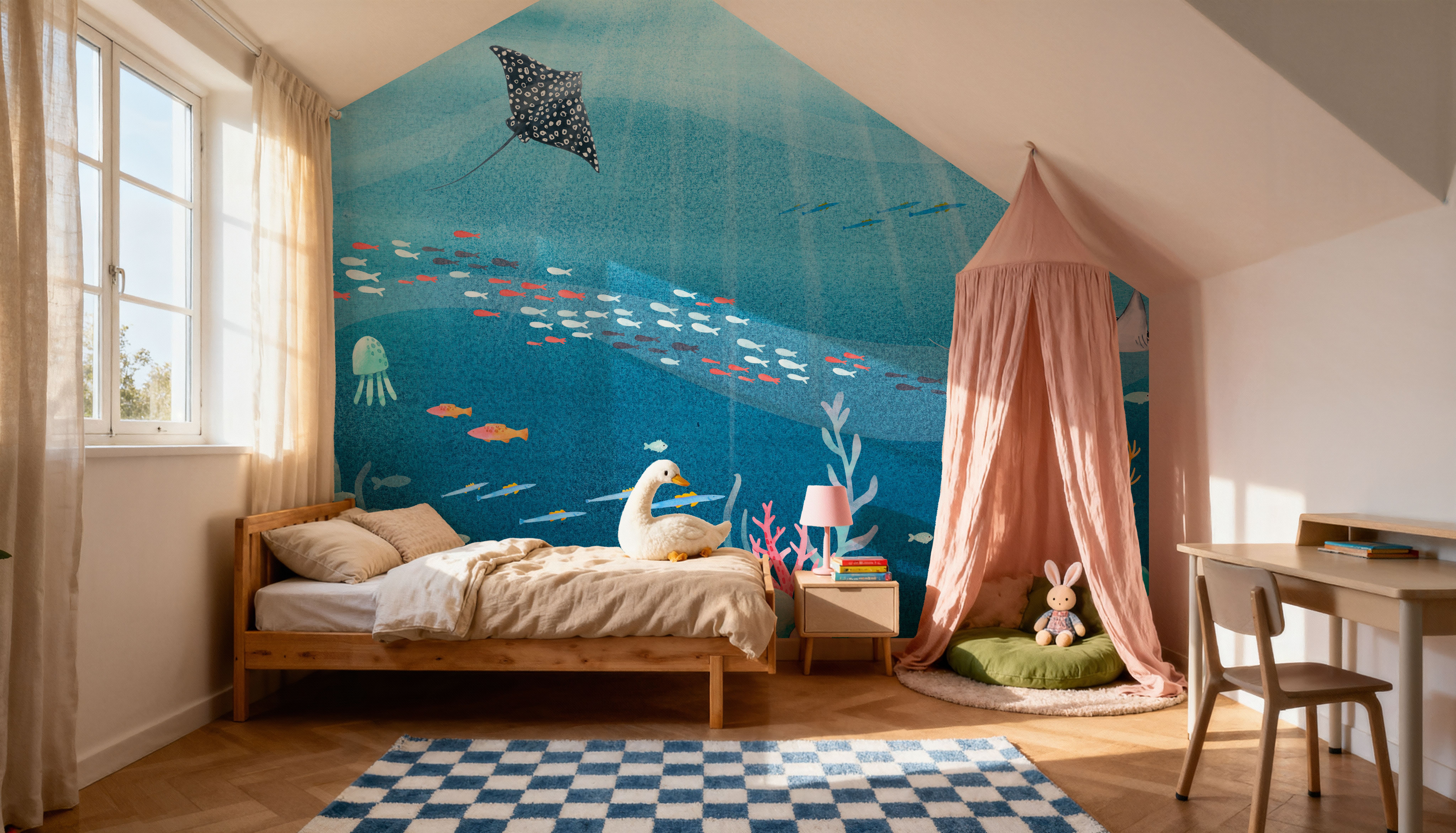 Underwater Sea Life Scenery, Wallpaper