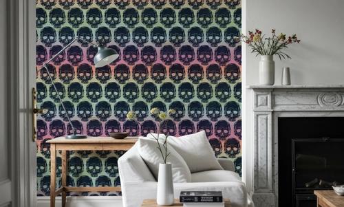 Skulls Everywhere Neon